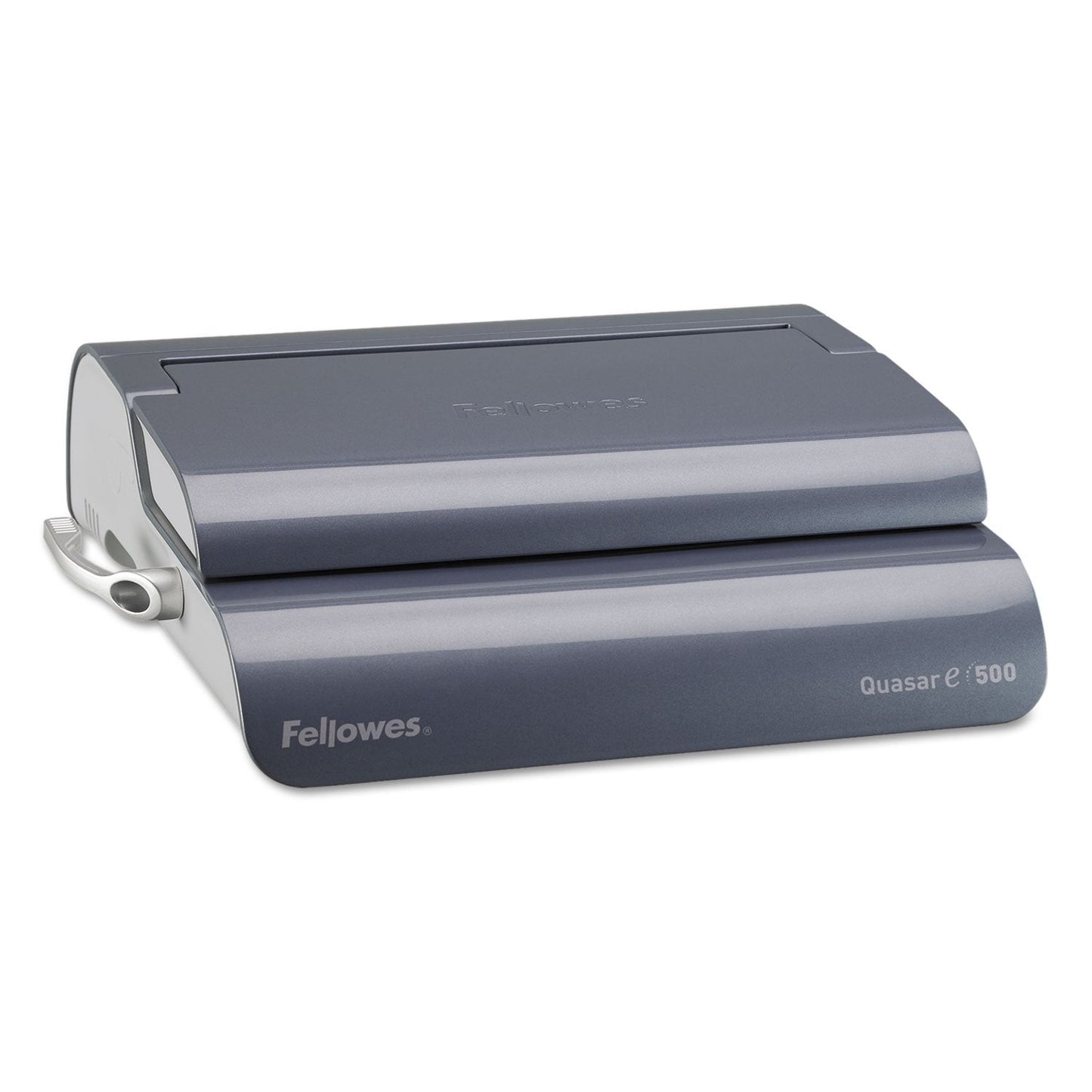 Fellowes 5216901 Quasar 500 Electric Comb Binding System, 16 7/8 x 15 3/8 x 5 1/8, Metallic Gray, Alloy Steel