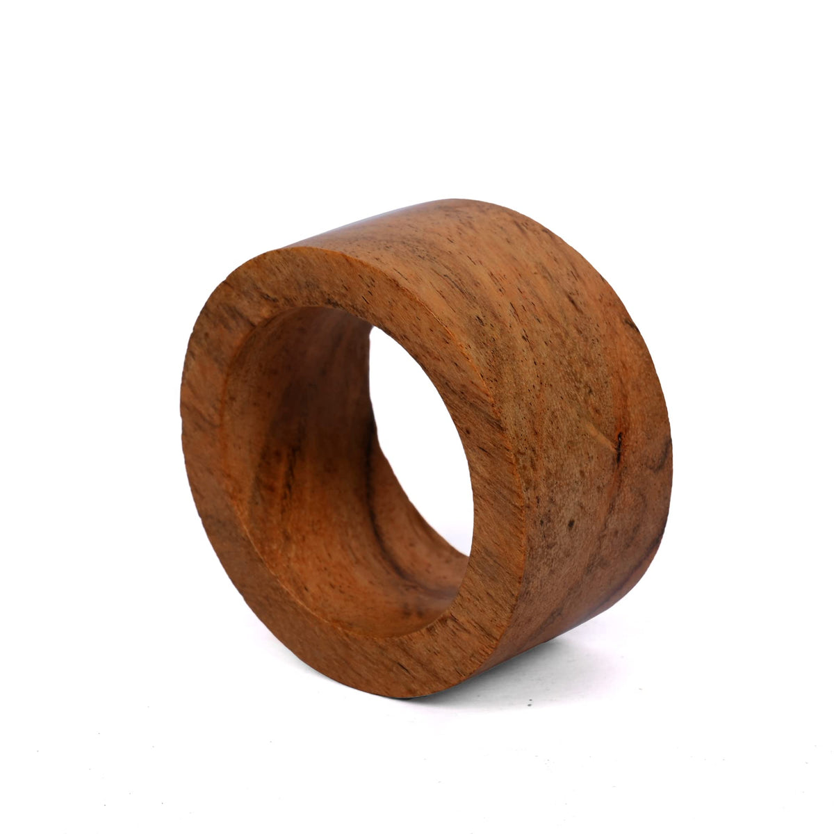 SAMHITA Handmade Acacia Wood Napkin Ring Set of 12 for Dining, Anniversary, Birthday, Christmas | Napkin Ring for Home and Kitchen Décor