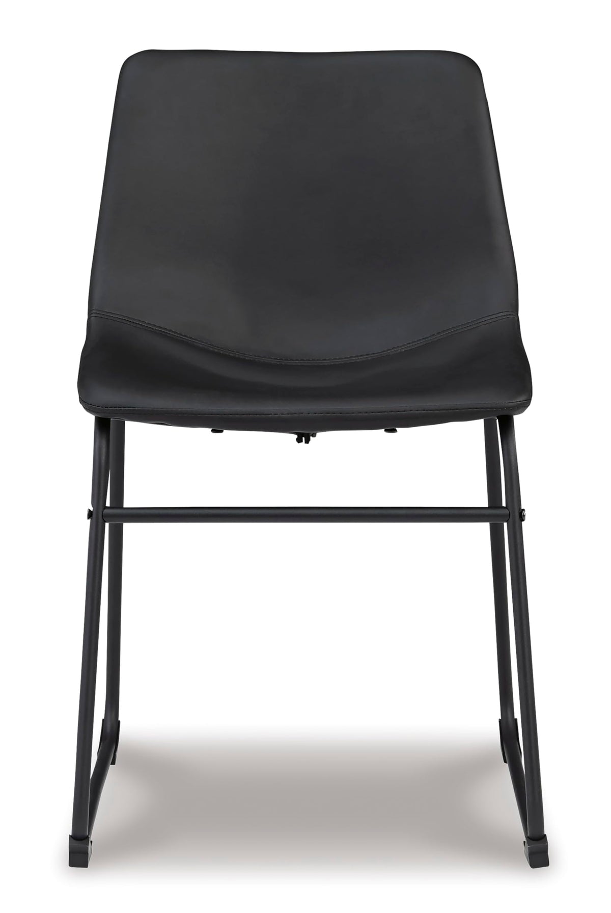 Signature Design by Ashley Centiar Mid Century Dining Room Bucket Chair, 2 Count, Black