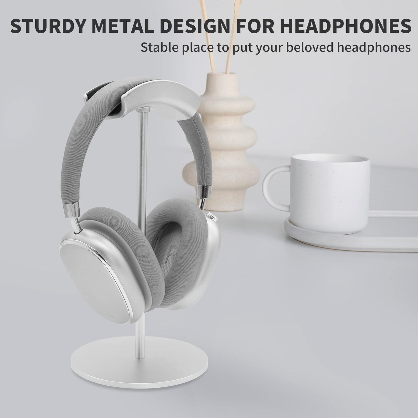 Srhythm Headphone Stand,Metal Headset Holder for Space-Saving and Display