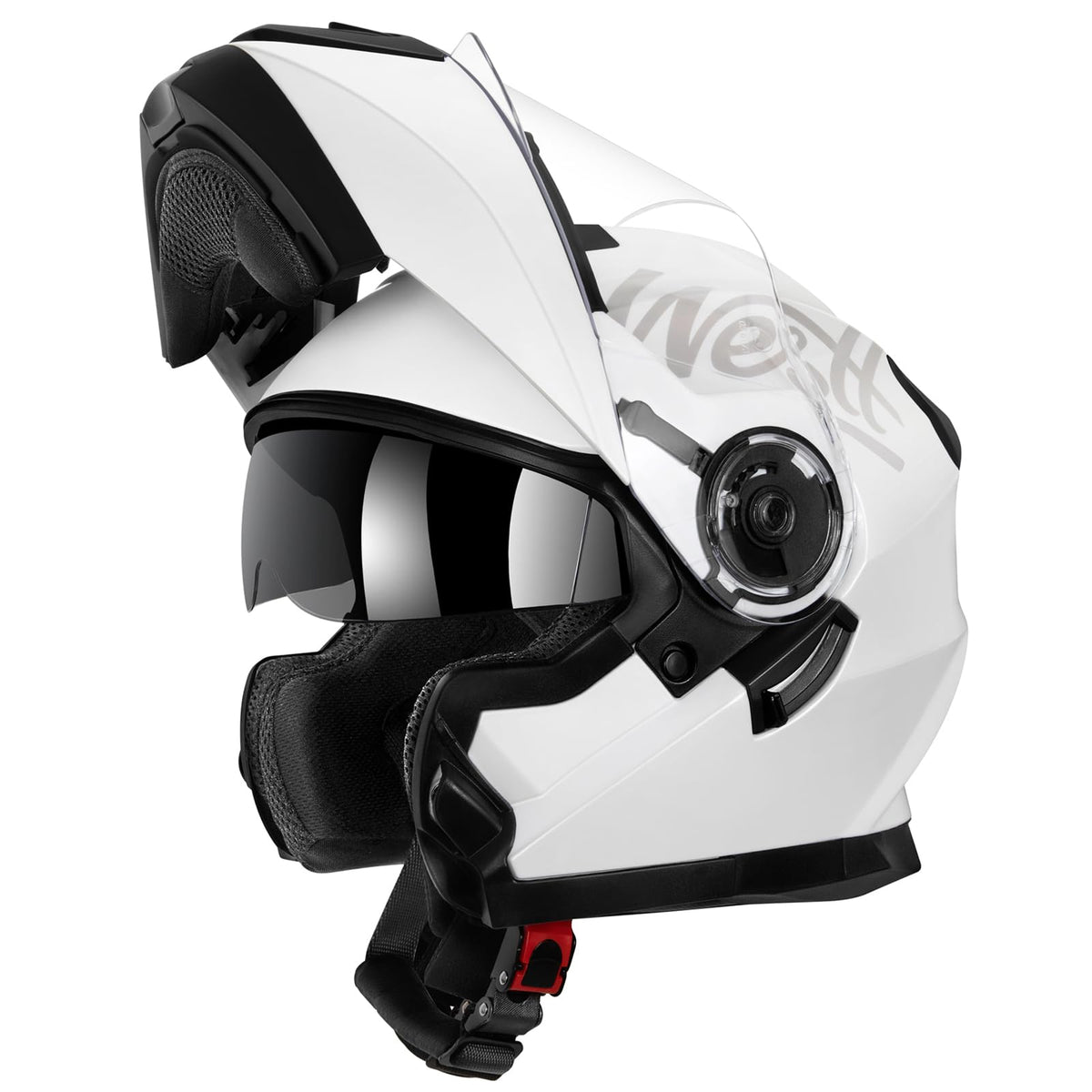 Westt Motorcycle Modular Helmets - Full Face Motorcycle Helmet with Flip up Dual Visor, DOT Approved, Men Women Helmet for Motorbike Street Bikes ATV