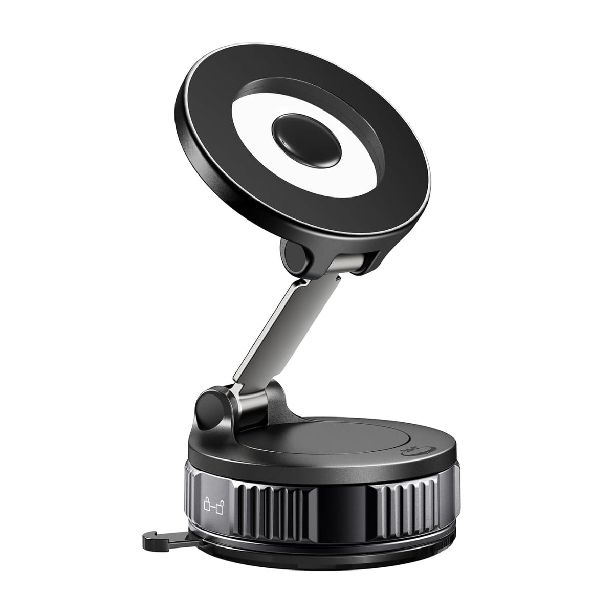 Magnetic Phone Holder for Car, 360° Adjustable Vacuum Car Phone Holder for Magsafe, 80+LBS Suction Phone Mount for Car Dash/Windshield/Screen, Phone Holders for Your Car for iPhone 17 16 15 14 13 12