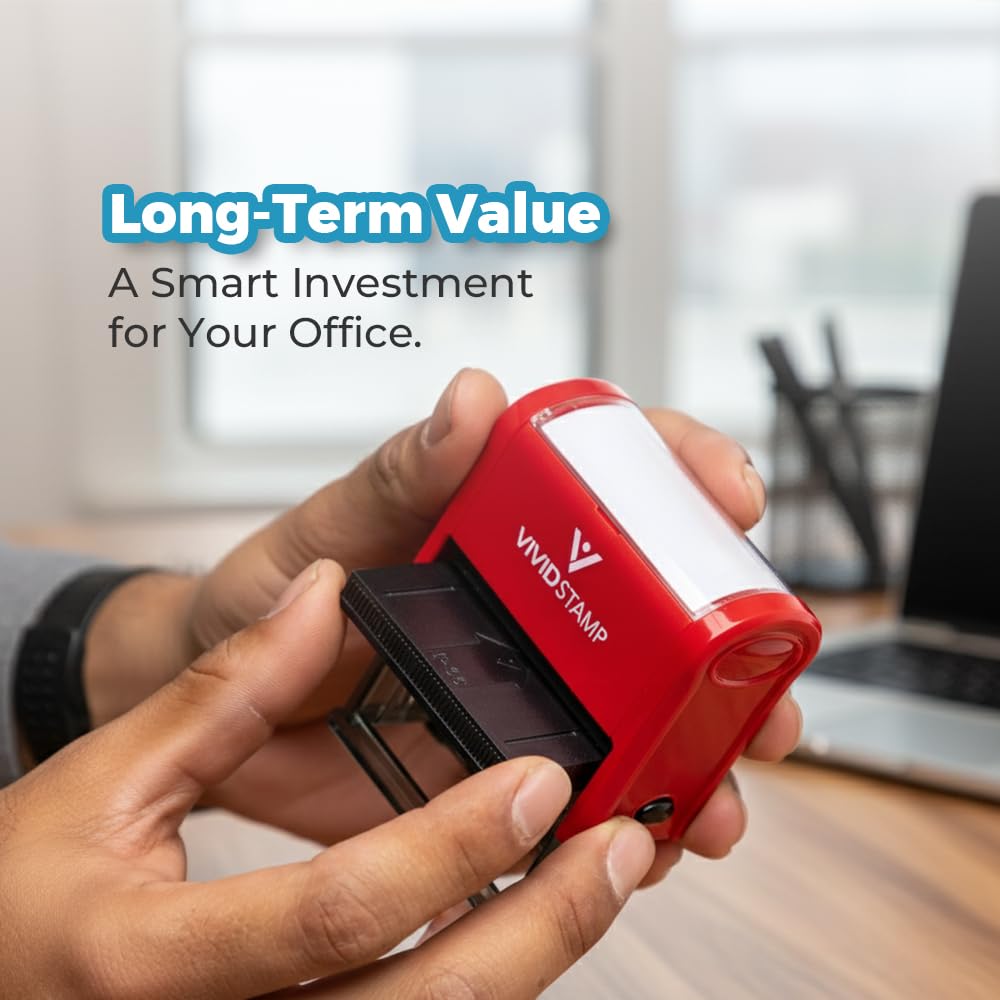Rubber Stamp Rejected (Stop Vector) Self-Inking Office (Red Ink) - Q-400