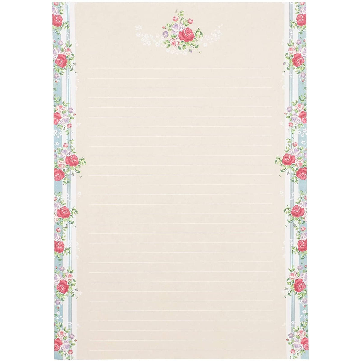 60 Sheets Vintage Floral Stationary with 30 Envelopes, Letter Writing Paper for Poems, Thank You Notes, Pen Pal, Scrapbook, Calligraphy (6 Designs, 10.2 x 7.25 In)