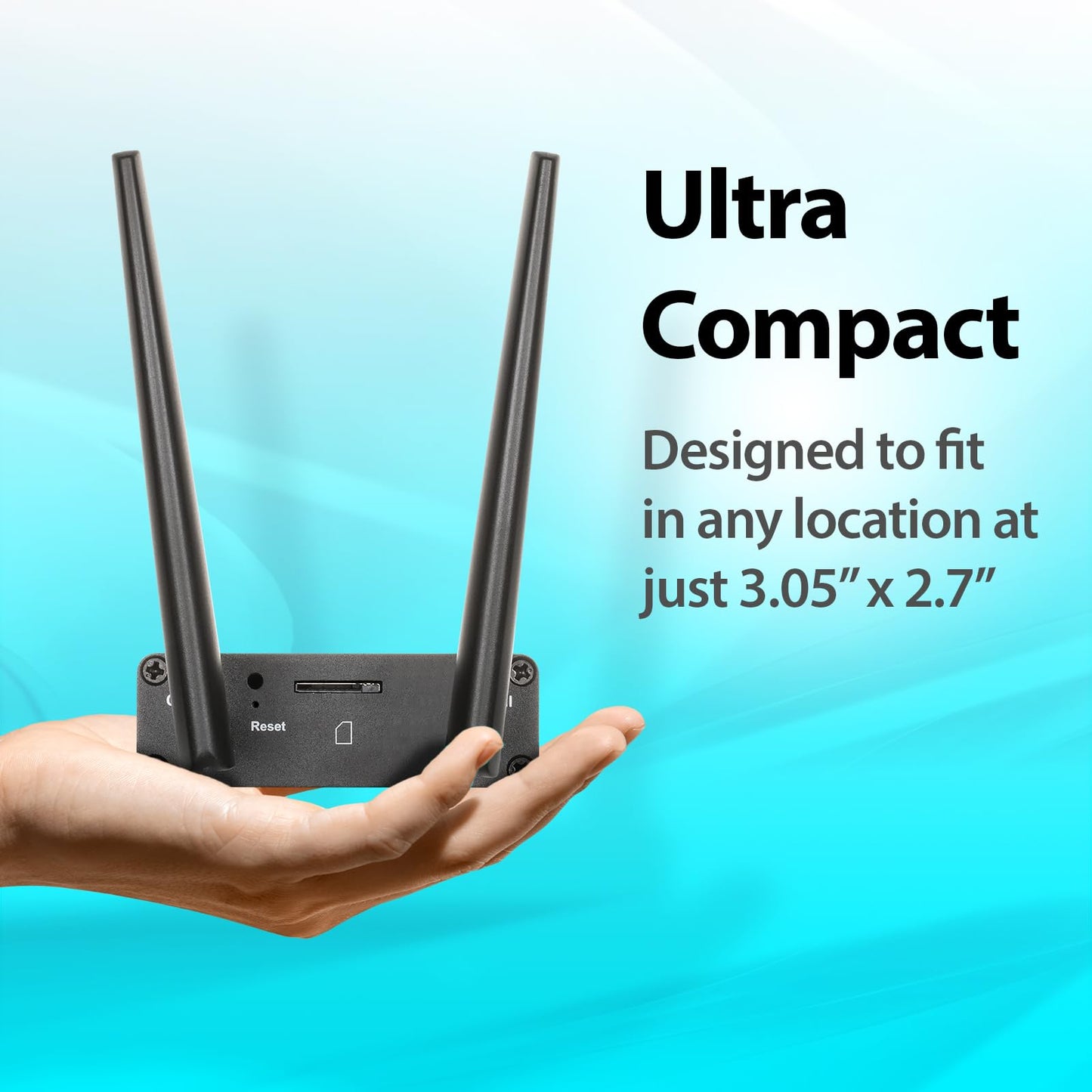 D-Link 4G LTE (Cat 4) to Gigabit Ethernet Modem/Bridge, Best for M2M Applications, Supports OpenVPN, Optional Enterprise Service Platform, Works on Verizon or AT&T (DWM-311-B1)