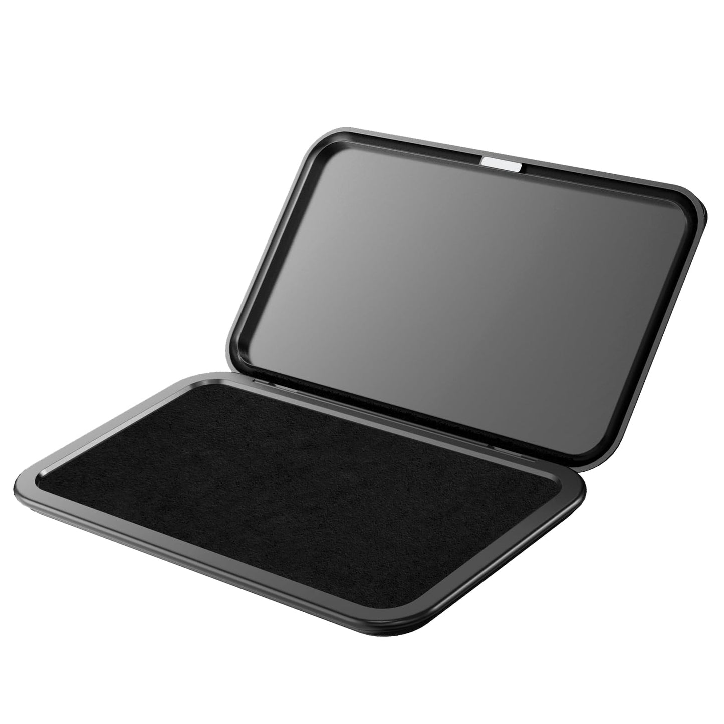 NEO MARK Large Stamp Pad - 3.50"x 6.25", Magnetic Lid, Premium Quality Felt Stamp Pad (Black)