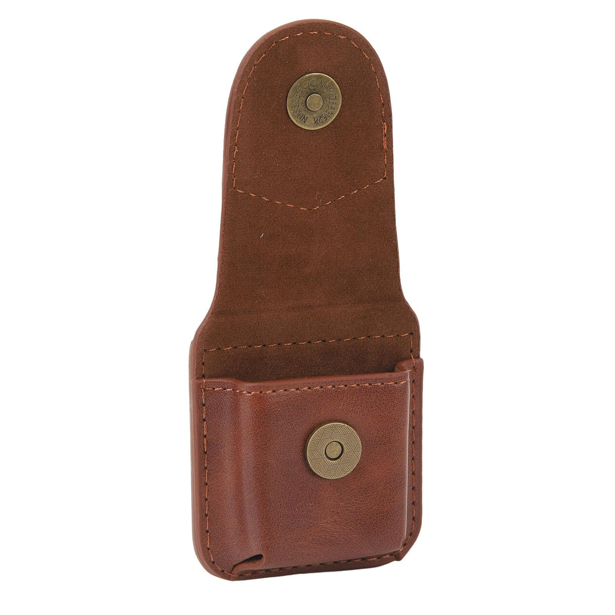 Lighter Holder with Belt Loop, PU Leather Lighter Pouch Holder Case, Anti Scratch Protective Storage Case (Brown)
