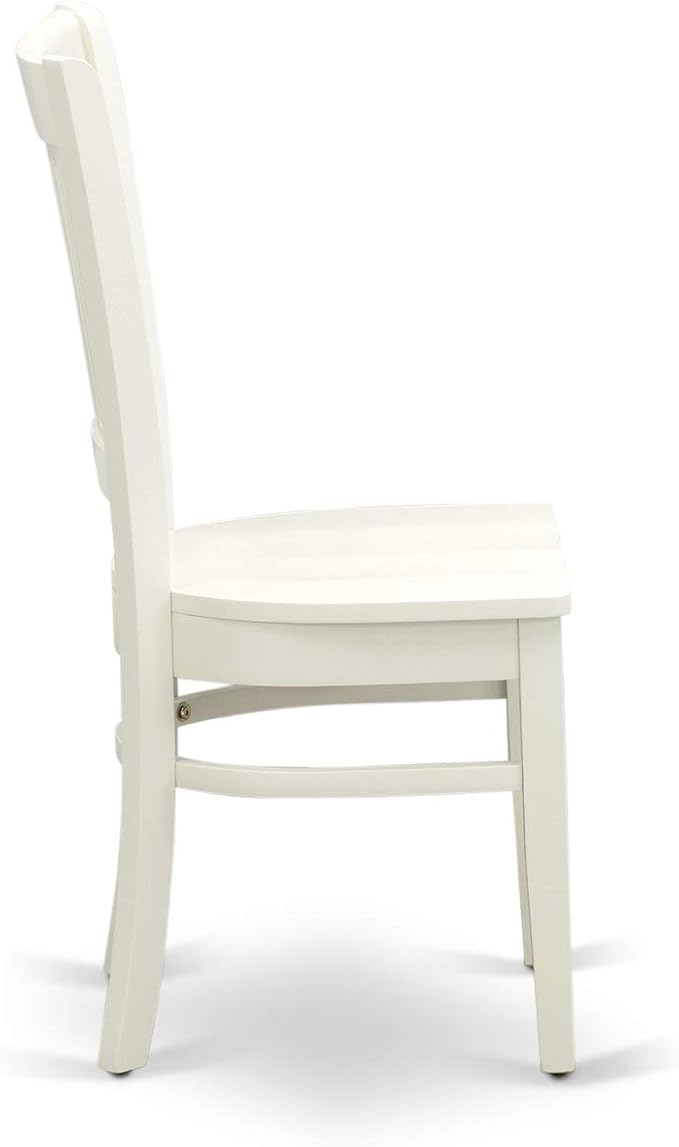East West Furniture ANVA3-LWH-W 3 Piece Dining Room Furniture Set Contains a