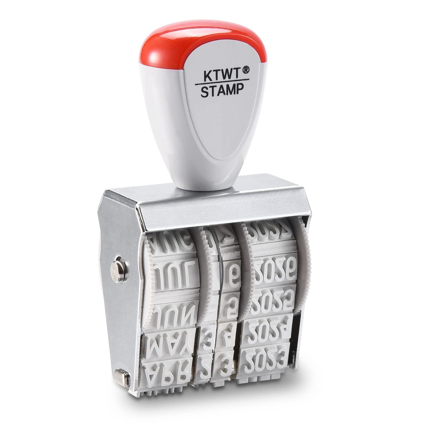 KTWT 1.5" Rubber Stamp Line Dater, Date Stamp, Office Stamp, Rotating Stamp 3/16" (5mm)
