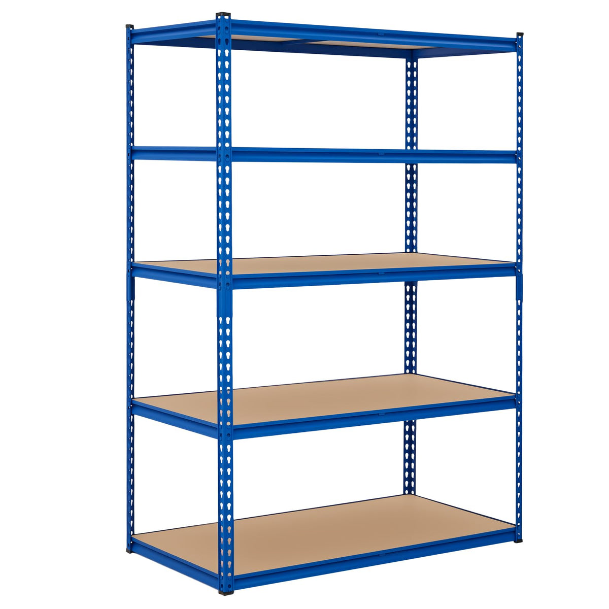 MERXENG 2500LBS Heavy Duty Garage Shelving, 5-Tier Adjustable Storage Shelves, Industrial Metal Rack Unit for Warehouse, Pantry, Garage Organization, 48" W x 24" D x 71" H, Blue