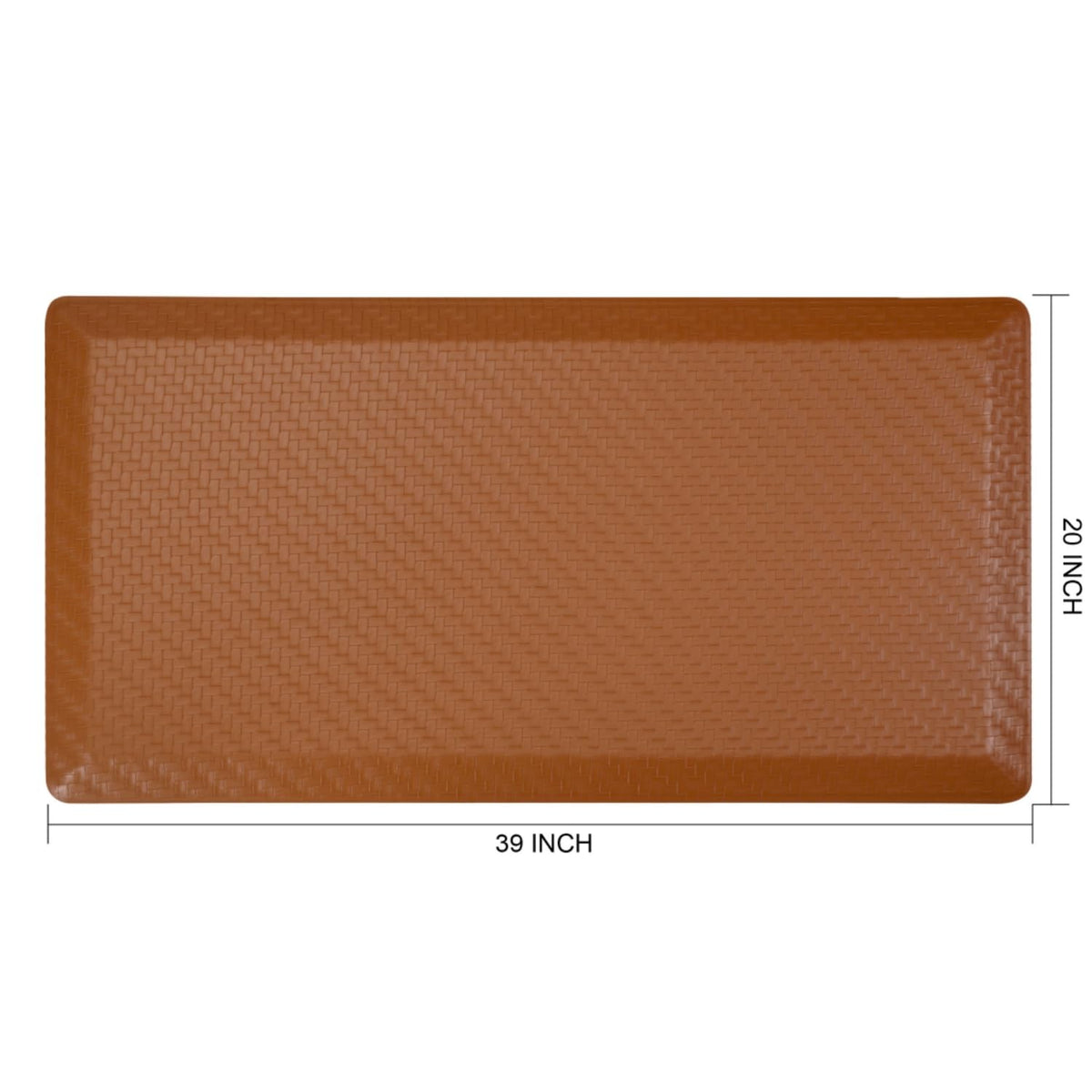 QSY Kitchen Anti Fatigue Floor Mats,Comfort Cushioned Standing Rugs,Waterproof，Non-Slip Memory Foam Kitchen Mats for Floor，39x20x0.75 Inch