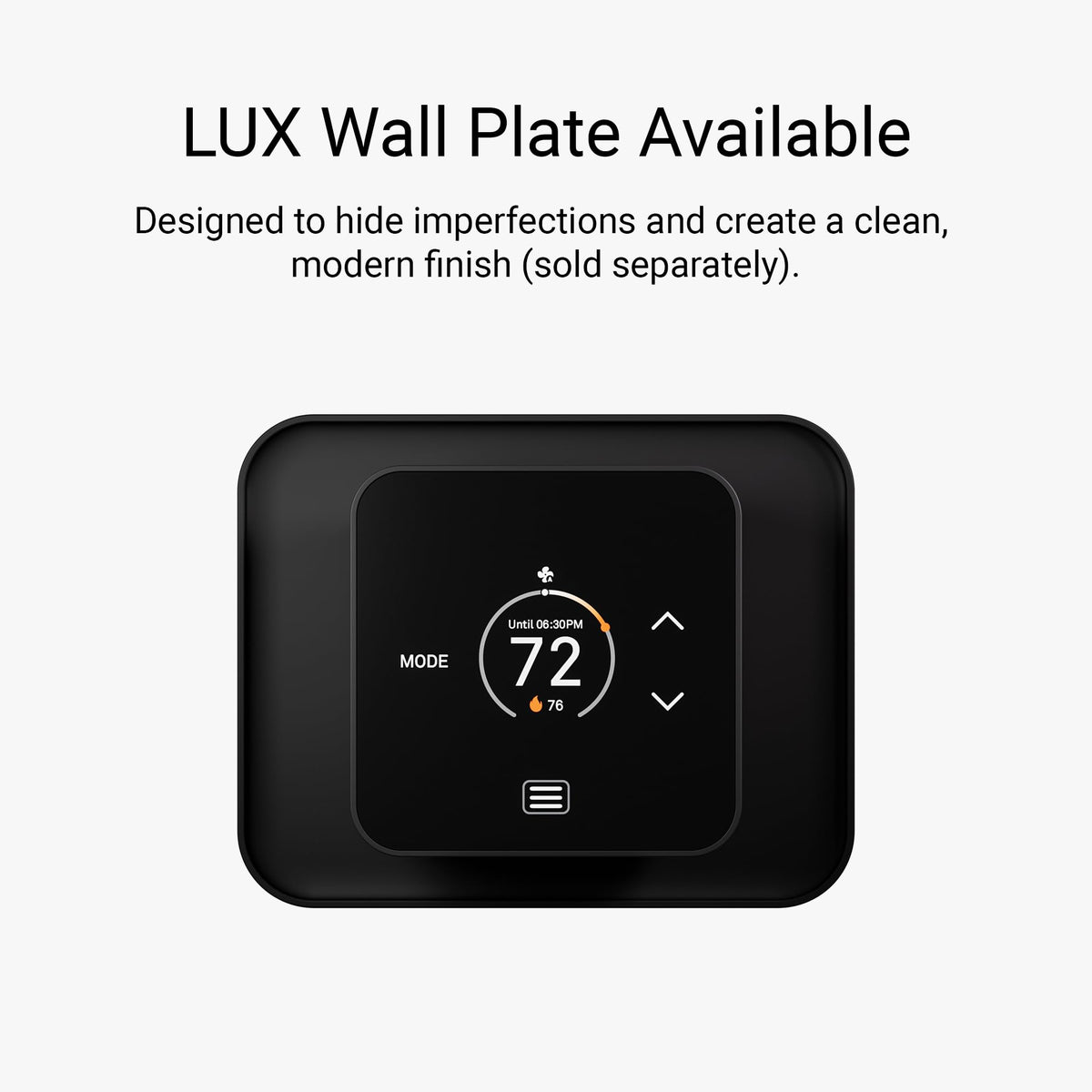 Lux TQ1 Smart Thermostat for Home, Programmable WiFi with Matter Protocol for Temperature Control, C-Wire or Power Bridge Required - Works with Apple Home and Google Home - termostato inteligente wifi