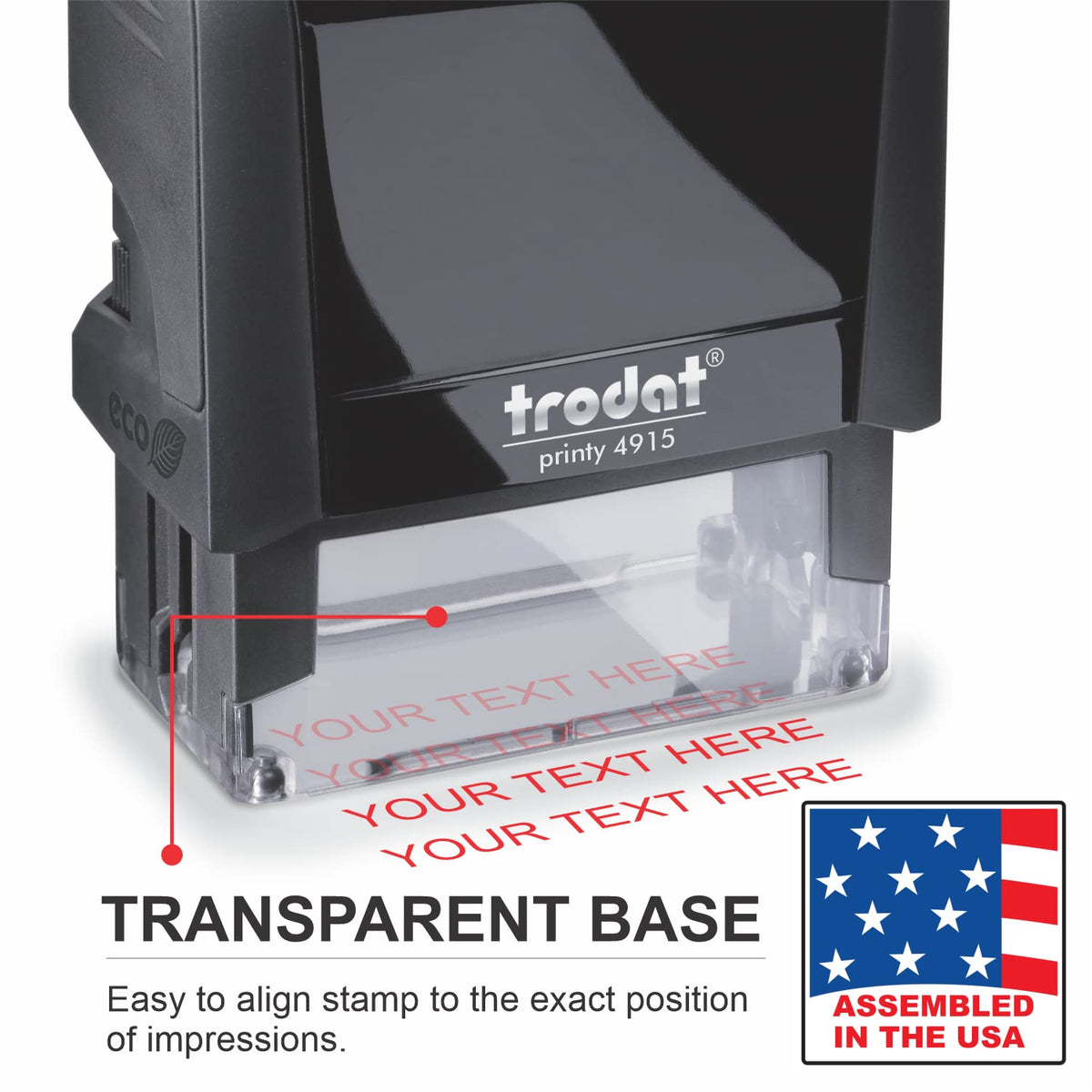 Extra Large Custom Self-Inking Personalized Return Address Stamp - Customizable Up to 6 Lines of Text - Small Business Essentials, Shipping, Work, Office Supplies, Refillable Customized Rubber Stamp
