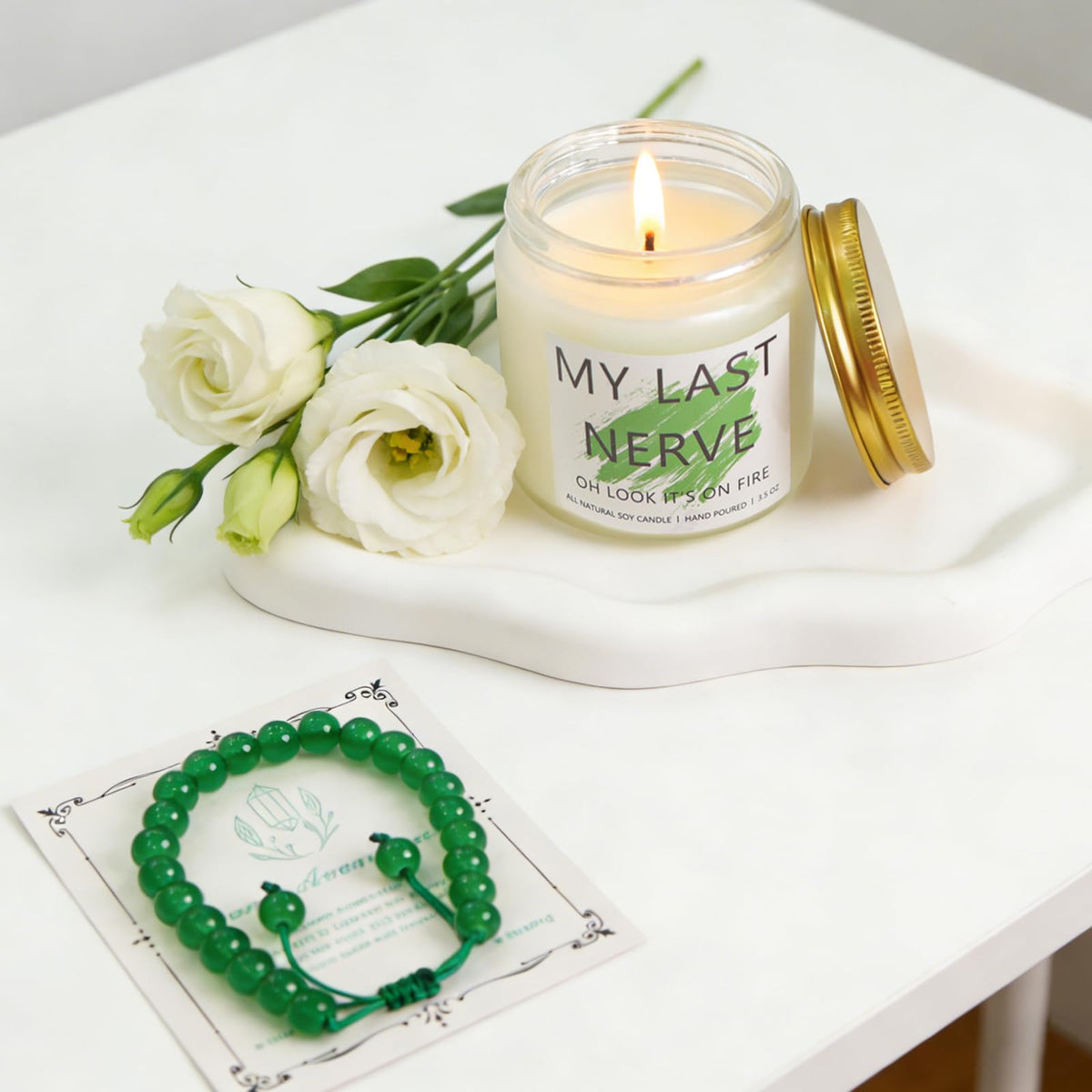 Birthday Gifts for Women, Teen Girls, Her, Unique Happy Birthday Gift Baskets for Best Friend Sister Daughter, Women Mother Gifts Box for Girls Wife Girlfriends, 14pcs Cute Daisy Gift Set(Green)