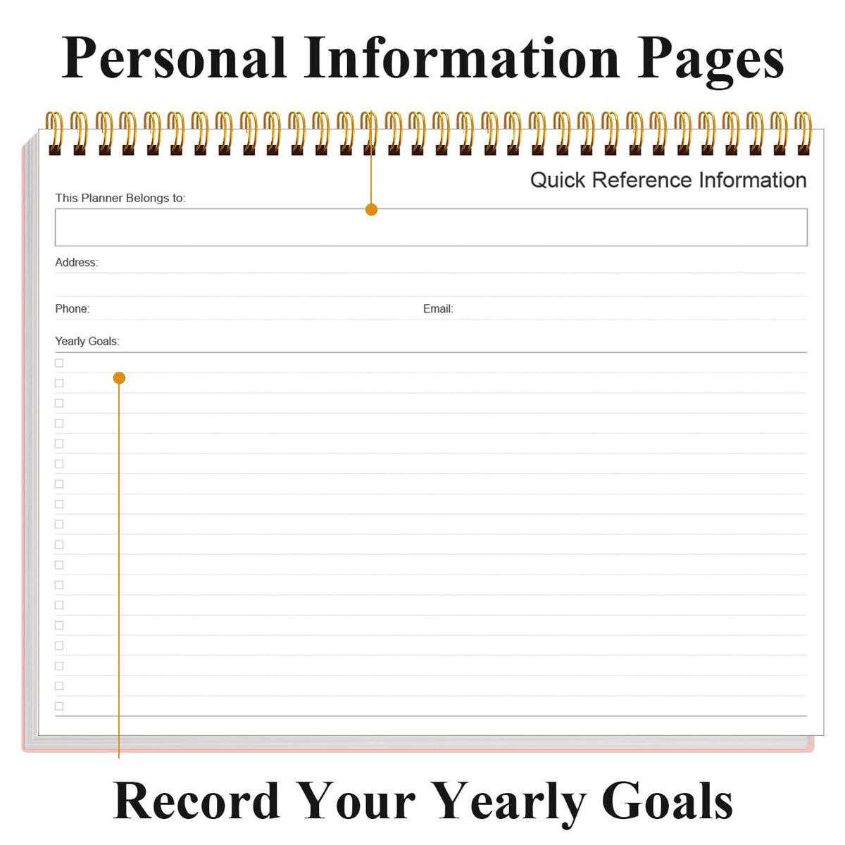 Weekly Productivity Dashboard - 8.5" x 11" Dashboard Desk Notepad Has 6 Focus Areas to List Tasks for Goals, Projects, Clients, Academic or Meal-Organize Your Daily Work Efficiently, 54 Weeks, Light Pink