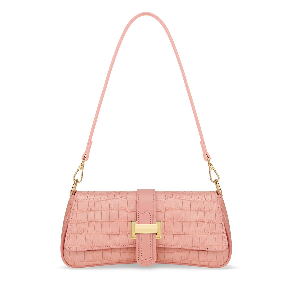 Shoulder Bag for Women Hobo Purses and Handbags Retro Clutch Underarm Purse, Pink