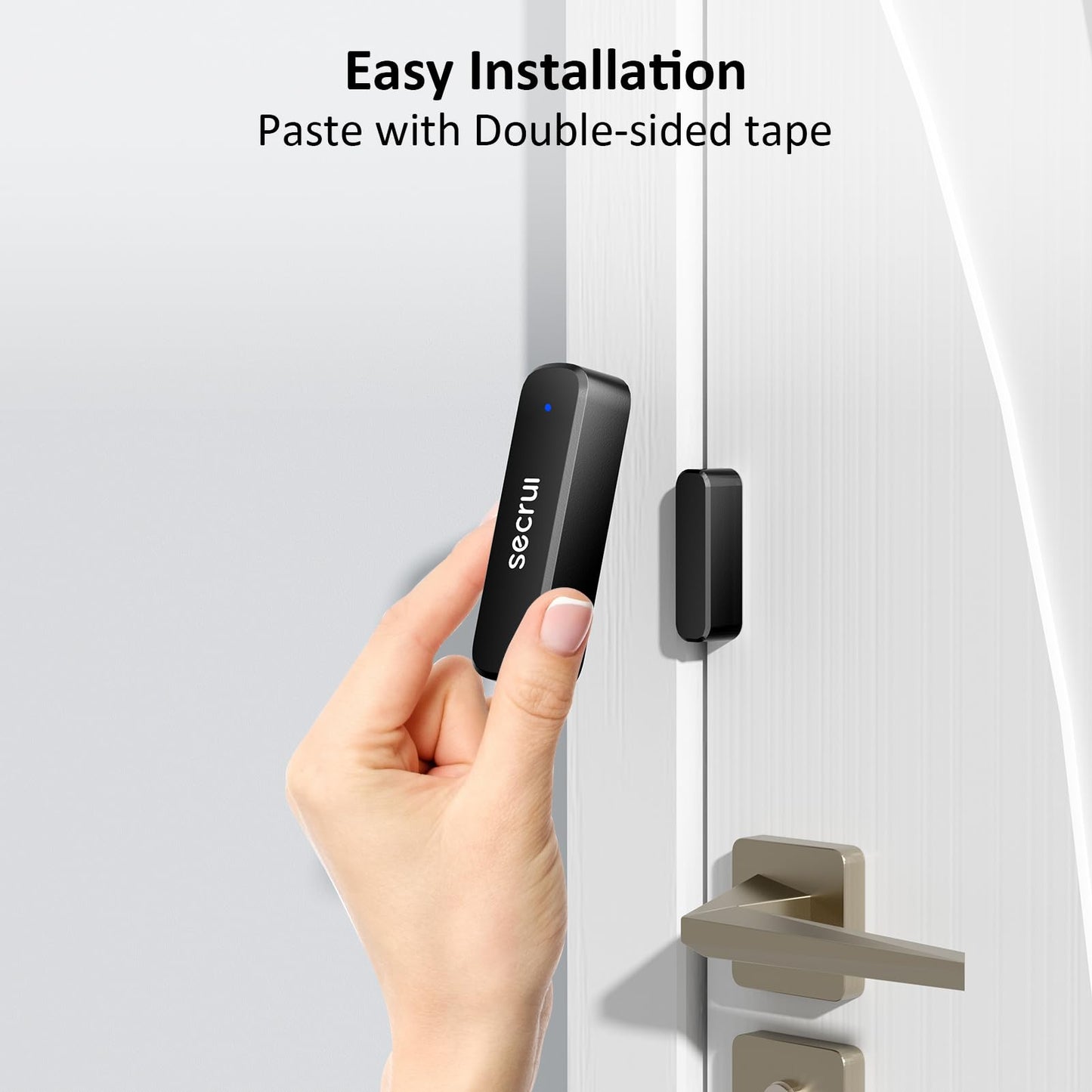 SECRUI Wireless Door Chimes When Entry for Business/Home/Office/Store (500ft Range 32 Chimes Adjustable Volume) Door Open Ringer Alert Buzzer Alarm - 1 sensors