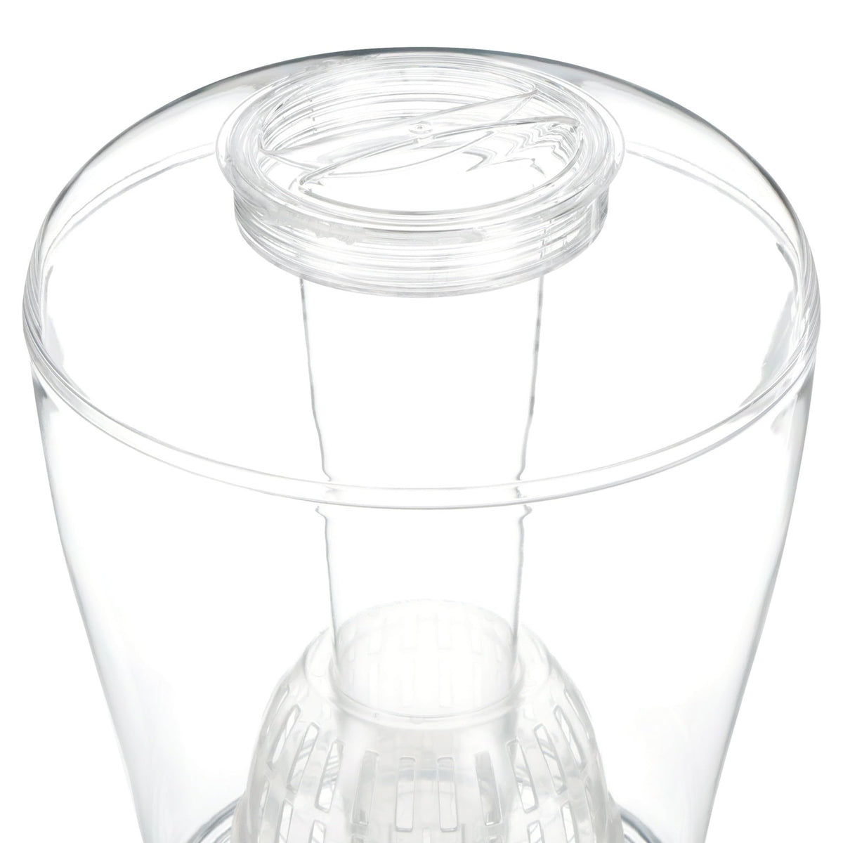 CreativeWare 3 Gallon Beverage Dispenser With Ice Cylinder And Fruit Infuser