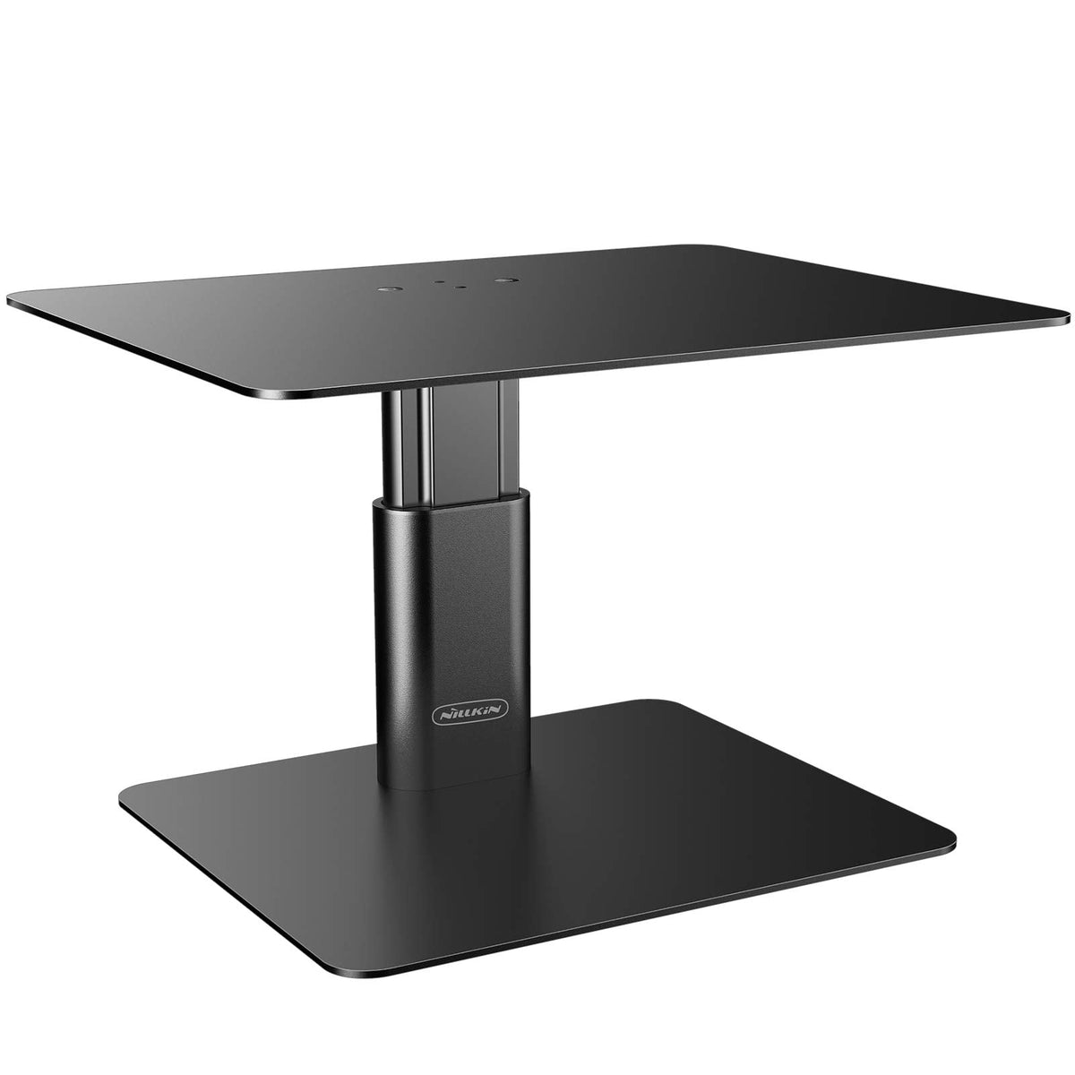 Nillkin Monitor Stand for Desk, Adjustable Height Computer Monitor Stand, Ergonomic Aluminum Computer Stand for Desktop Monitor, iMac, Studio Display XDR, Dell, HP, Lenovo, Other Screen Display, Black