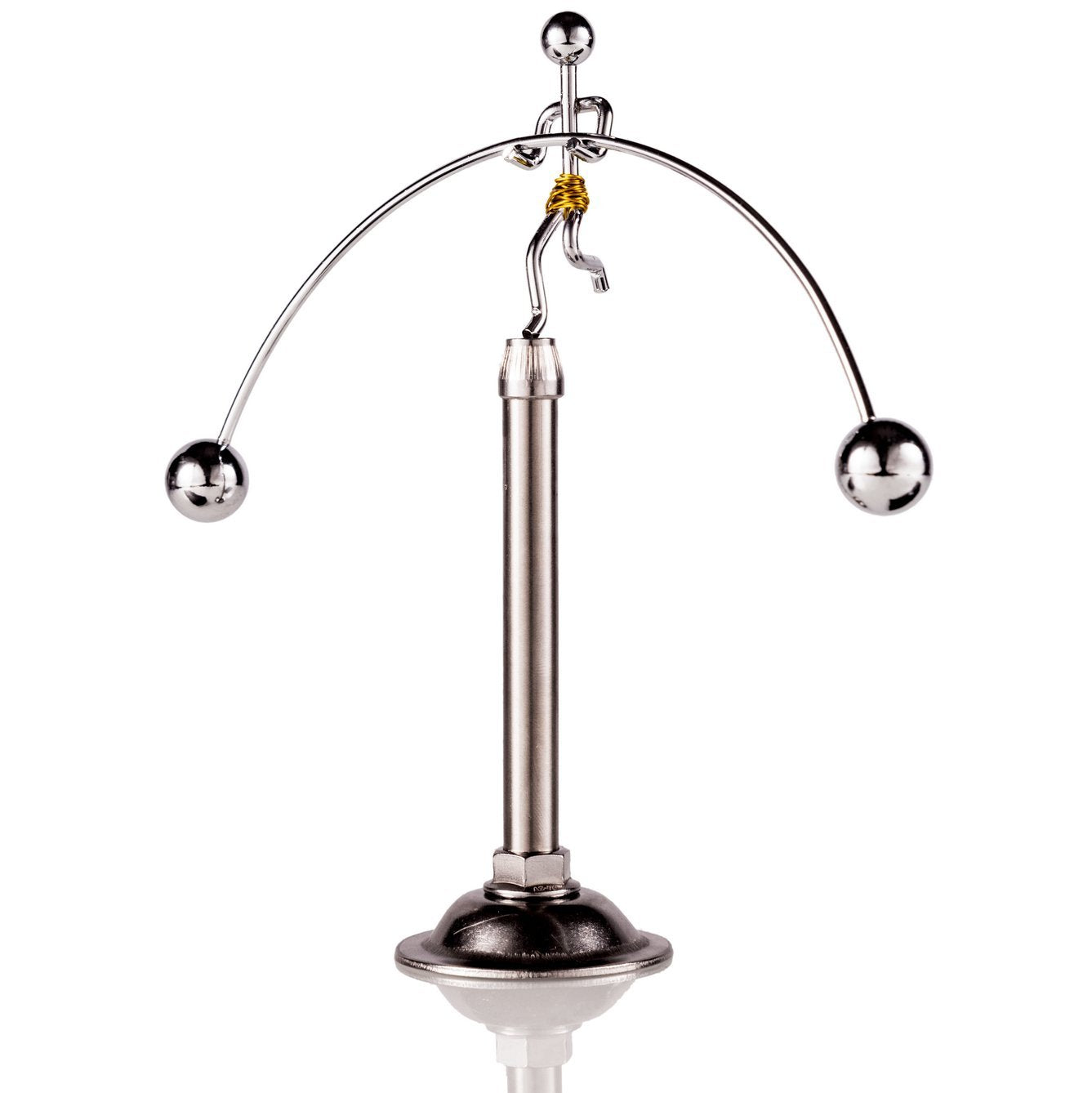 Sunnytech Steel Balance Toy Weightlifter Kinetic Art Balance Toy Balancing Decompressive Science Psychology Home Offic Decor Desk Decor WJ049