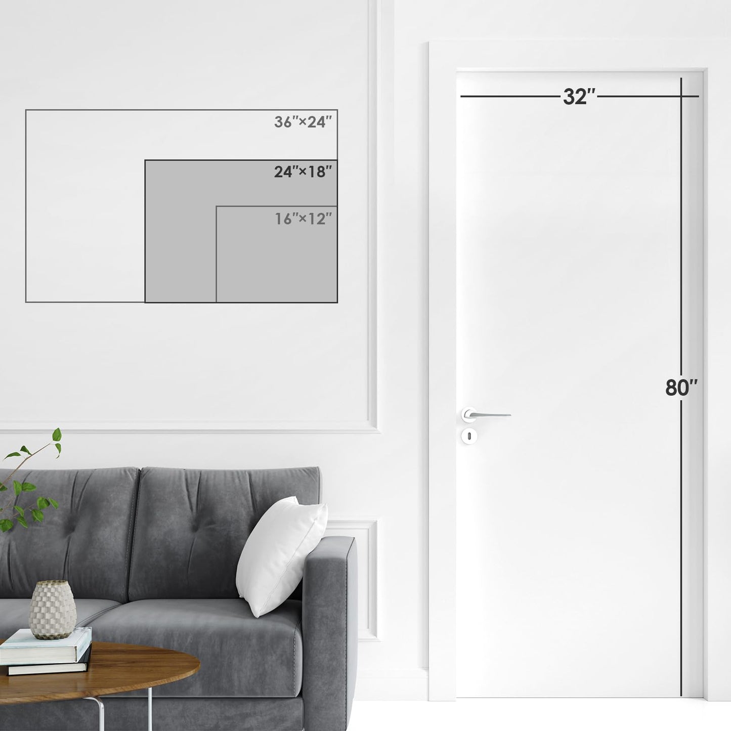 ARCOBIS Dry Erase Calendar with Cork Board, 36"x24" Magnetic White Board Calendar Dry Erase for Wall, Gold Frame Combination Board for Office, Home, School