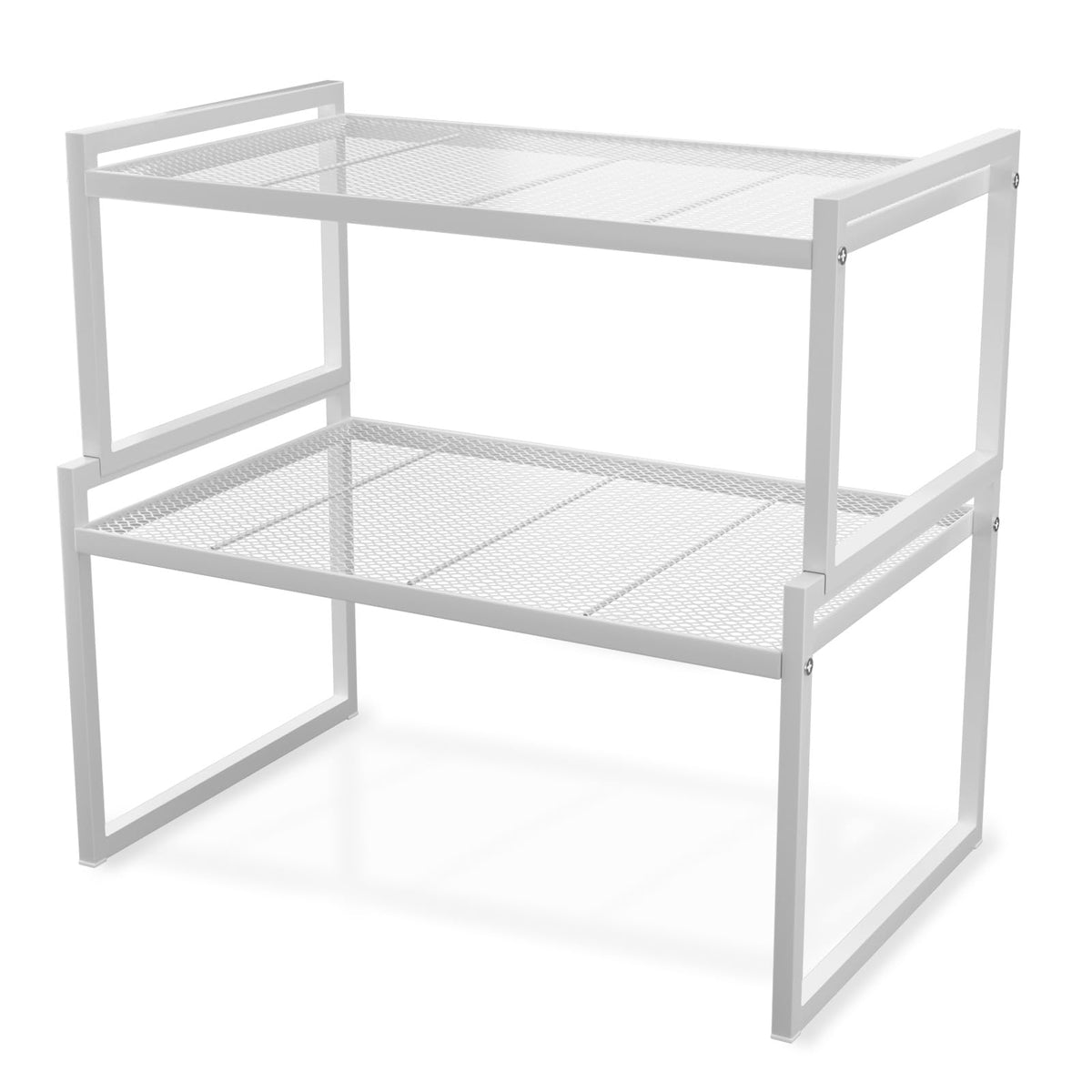 BlisXybion Set of 2 Cabinet Organizers 12.6''W 44 LBS Load Capacity Heavy Duty Kitchen Pantry Shelves Counter Countertop Storage Racks
