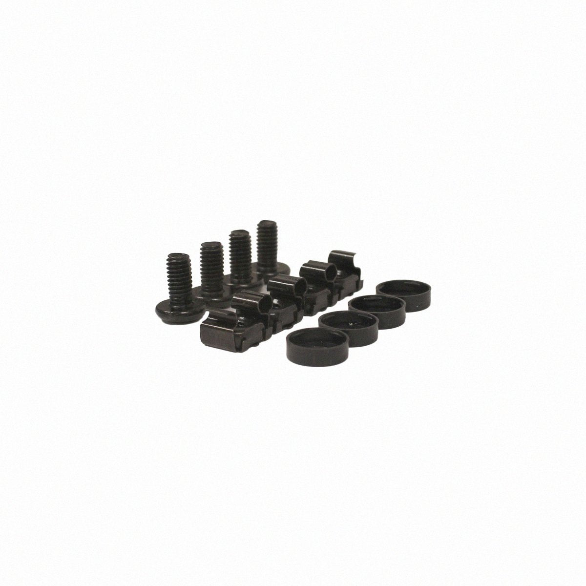 NavePoint High Density 1U Steel 19 Inch Rack Cable Manager Plastic Snap Hinge Fastened Cover