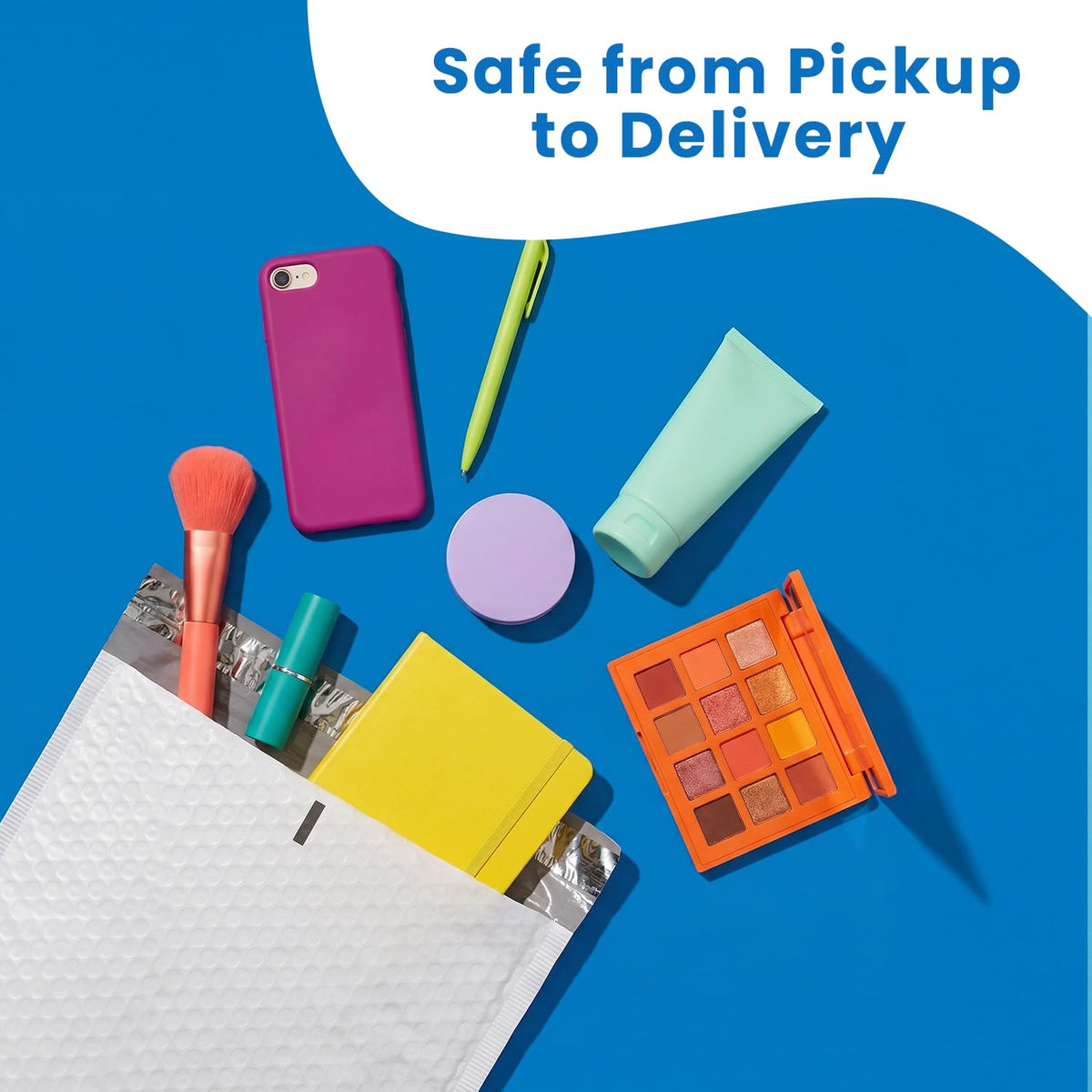 SMART MATTER Poly Bubble Mailer 6.5x10" (Usable Size) | 25 Pcs White Bubble Mailers | Opaque Design, Water Resistant, Self Seal, Durable Bubble Packaging Envelopes for Small Business, Online Sellers