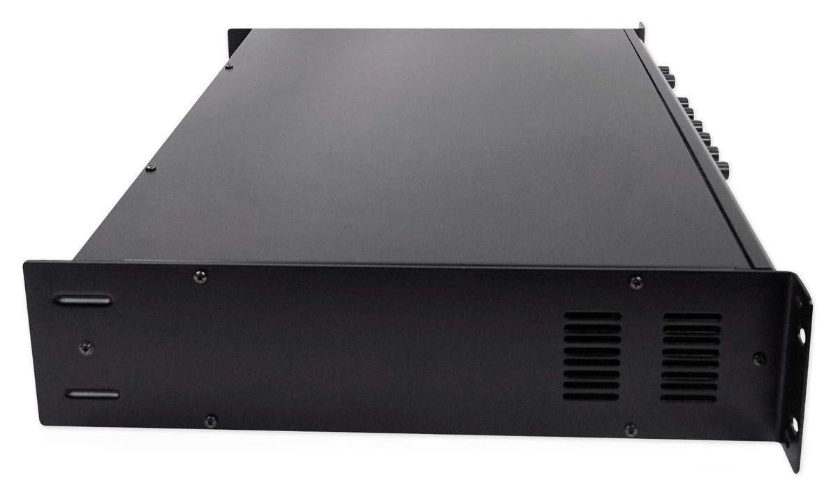 Rockville RCS180-6 180W 6-Zone 70v Commercial Amplifier, Bluetooth, USB/SD/RCA, Mic, Optical Inputs, FM, for Restaurants/Offices