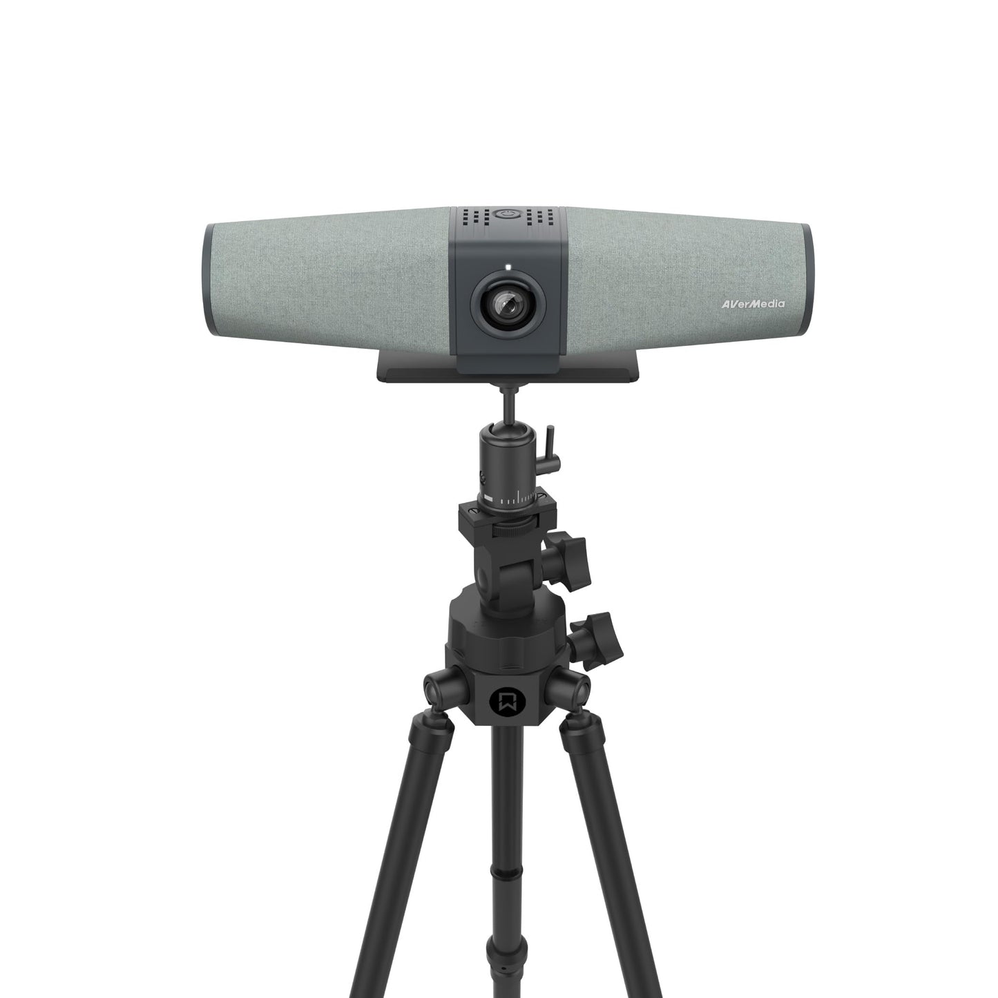 AVerMedia PA511D- 4K Video Conference Camera, Speakerphone, Echo Cancellation, Autoframing, Zoom Certified, Wired Network and One Cable Connection - Webcam for PC, Tripod & Monitor