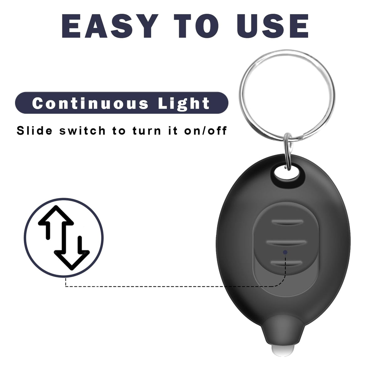 Daemson Mini LED Keychain Flashlight, Ultra Bright Tiny Flashlight, Small Keychain Flashlight White Light, Micro Pocket Key Ring LED Flashlight for Emergency Lighting - Multicolor Shell (32PCS)