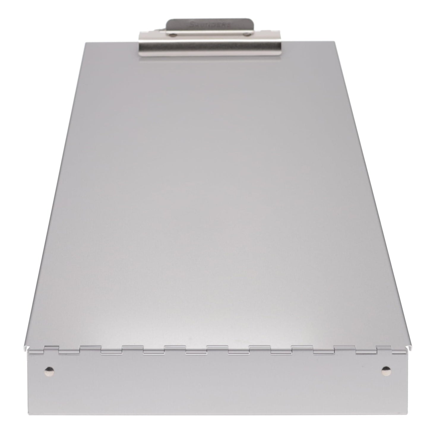 Saunders Metal Clipboard with Storage, Silver Single Layer Nursing Clipboard Folio, Letter Size Paper Organizer, Steel Clip with Self Locking Latch, Form Holder for Office, School & Work - Made in USA