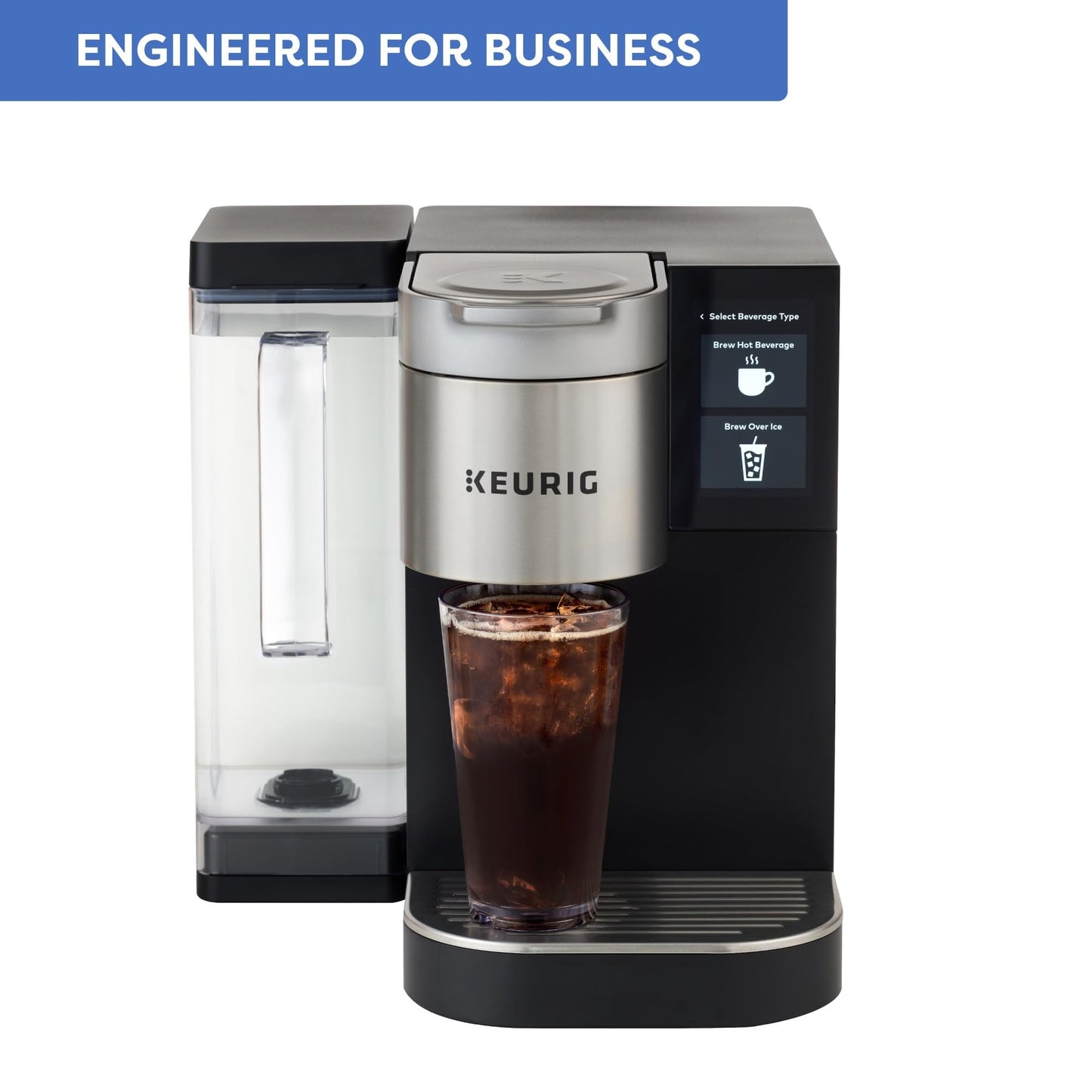 Keurig K-2550 Medium Business Single Serve Coffee Maker, 110 oz Water Reservoir, Silver/Black