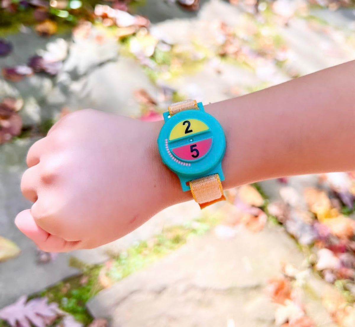 Buddy Timer Visual Wristwatch Timer for Toddlers | 2 & 5 Min Preset | Portable & Waterproof | Reduces Tantrums, Builds Routine & Independence | Sensory Timer for Kids with ADHD & Autism