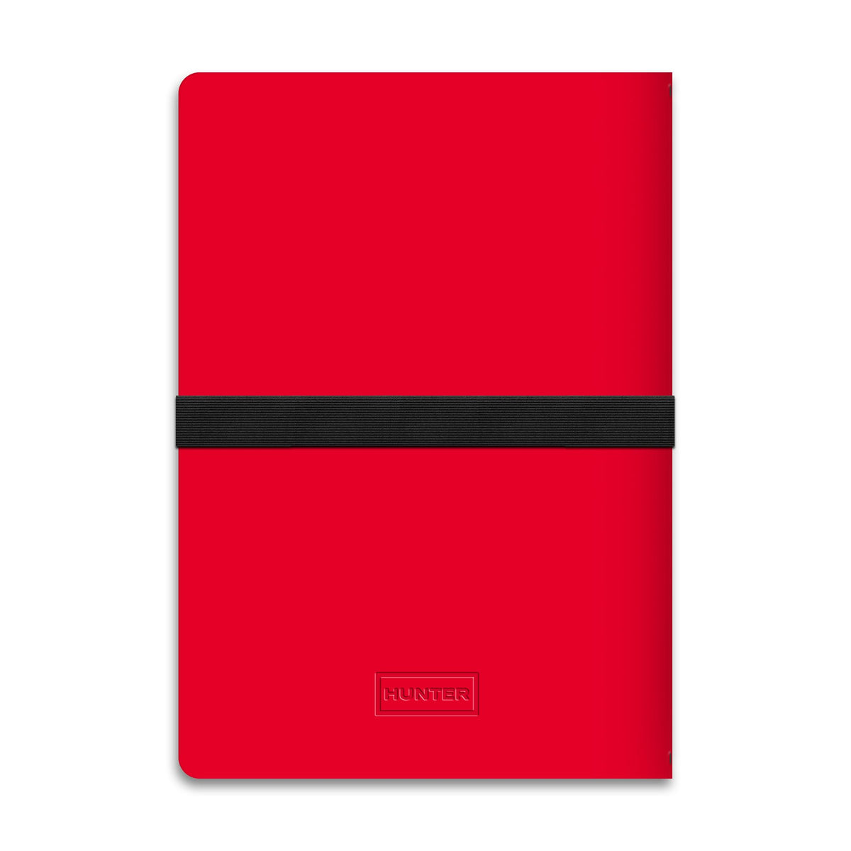 Hunter - Rambler Refillable Notebook, 8.6” X 6” Book with 3 A5 Booklets, 80 Pages Each of Lined Paper, Dot Grid, & Blank Pages for Drawing or Journaling, Elastic Band & Inside Pocket, Hunter Red