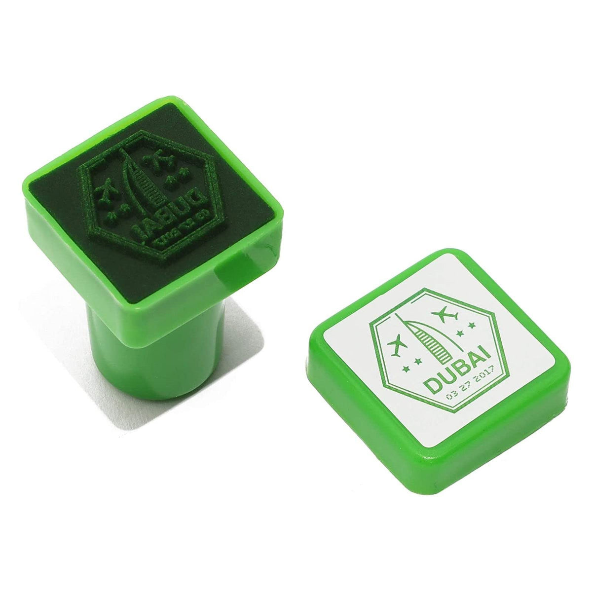 Passport Stamps, City and Country Stamp Set (1 x 1 in, 26 Pieces)