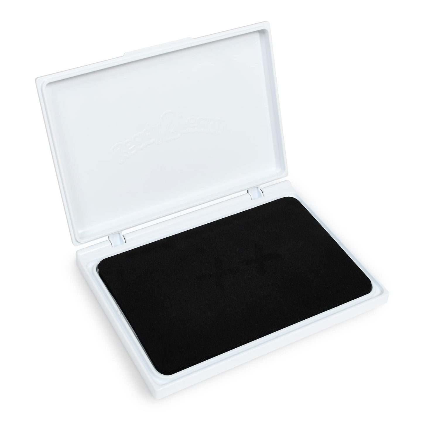 READY 2 LEARN Jumbo Washable Stamp Pad - Black - 6.2"L x 4.1"W - Non-Toxic - Fade Resistant - Ideal Size for Baby Handprints and Footprints