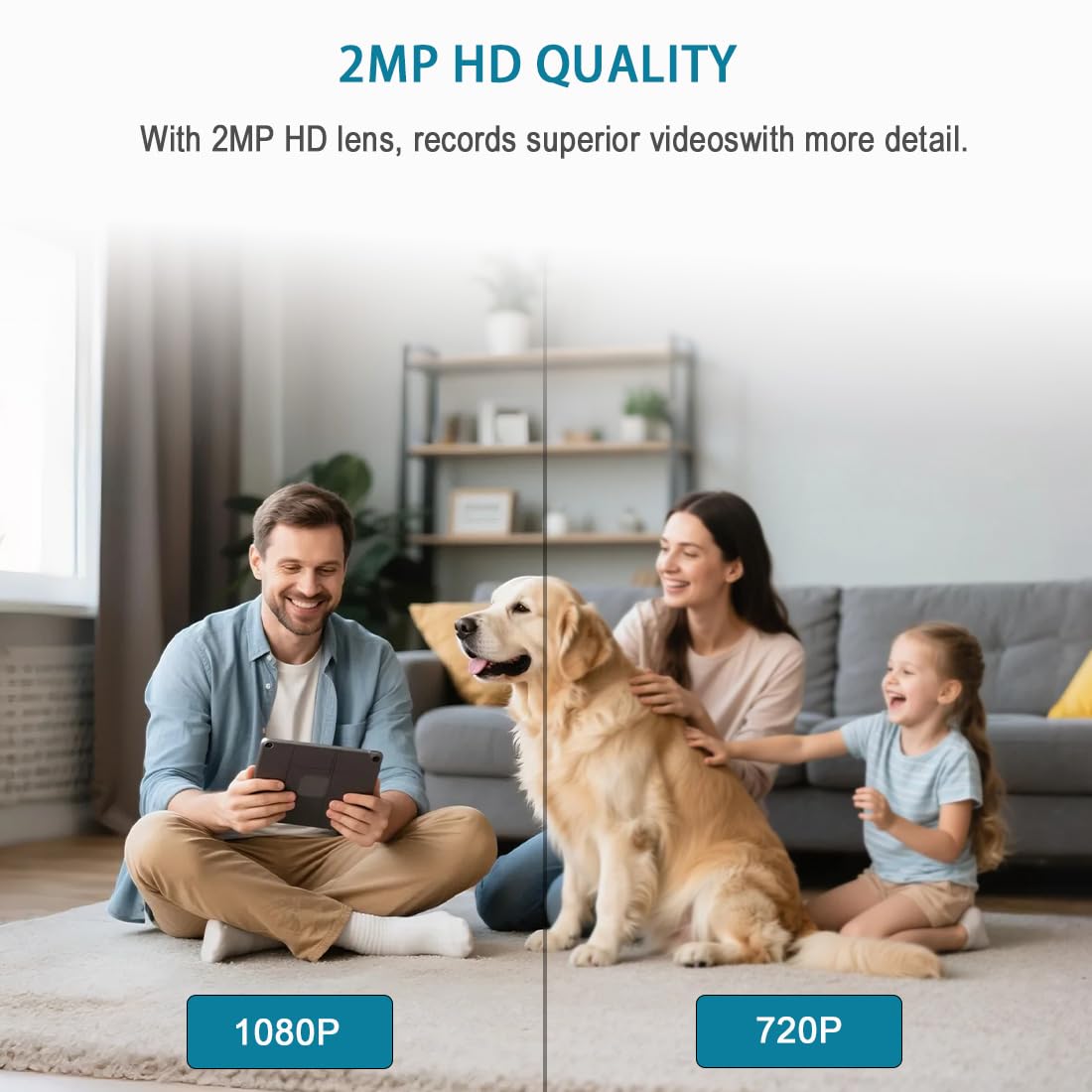 CIAJIE Two Way Video Camera,Dual-band 5G/2.4G Indoor Home Security Cameras,Baby Motion Pet Dog Camera with Phone App,Motion for Elderly/Nanny/Pet/Dog/Baby,Audio Calling Device Pan Til,Motion Detection