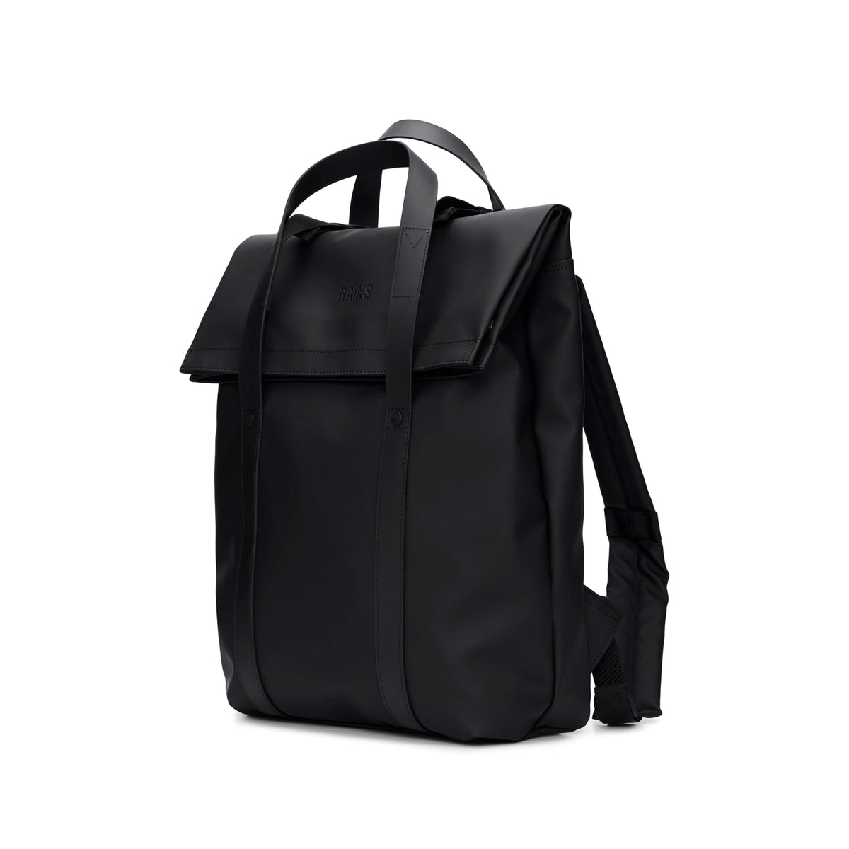 RAINS 2 Way Tote Backpack, Unisex for Men and Women, Black – Fits 16″ Laptop, Waterproof Commuter Backpack