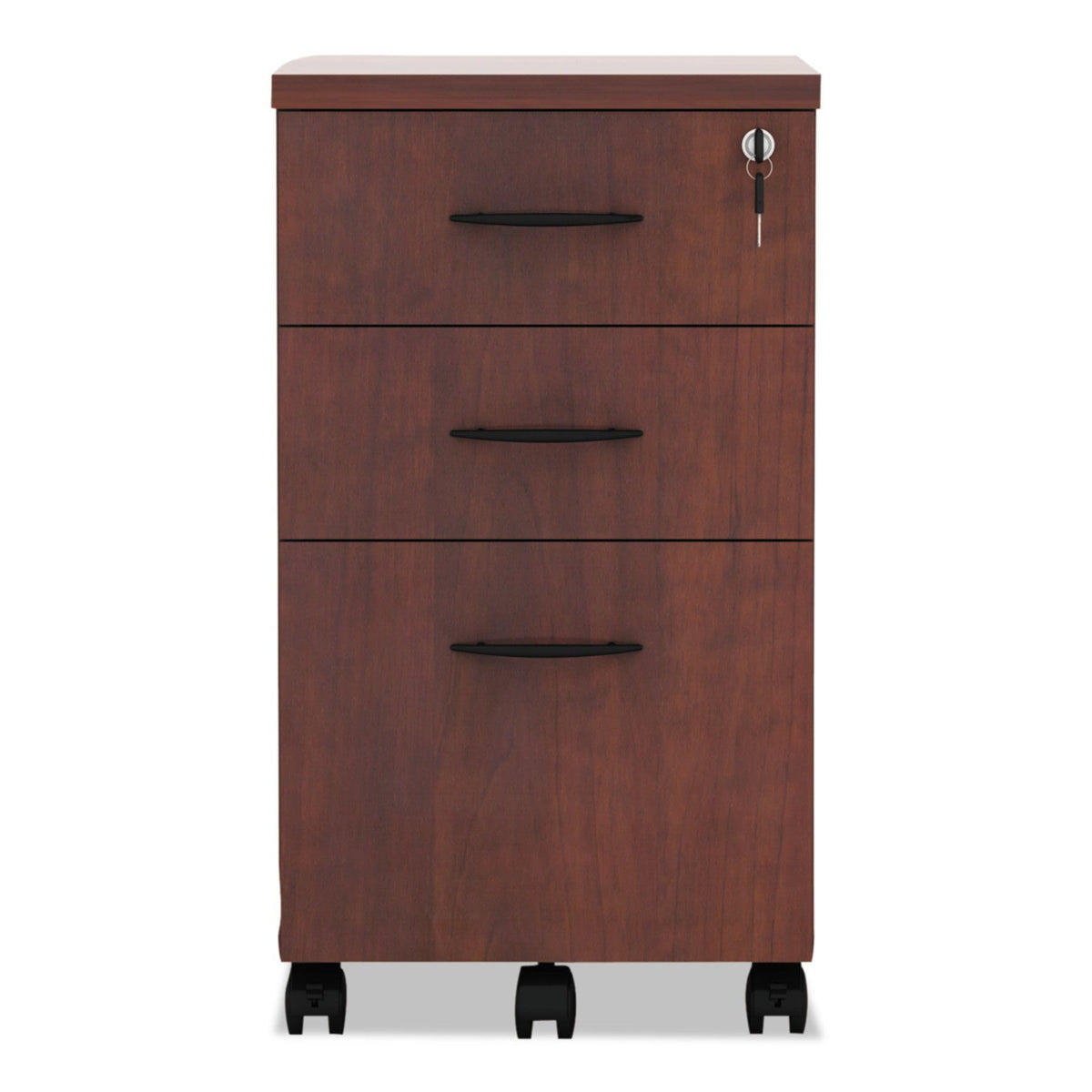 Alera ALE Valencia Mobile B/B/F Pedestal File, 15 7/8 x 20 1/2 x 28 3/8, Med Cherry