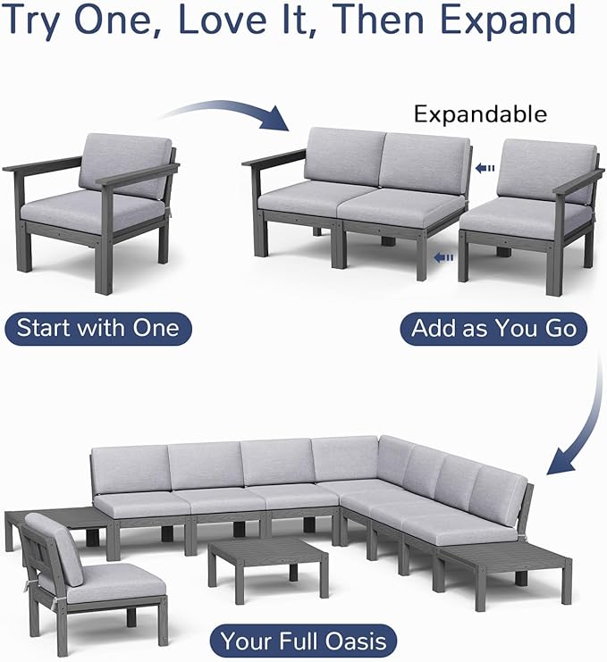 Stoog Modular Armless Chair