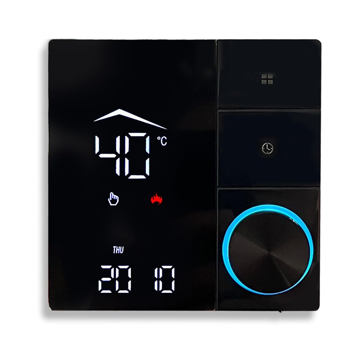 YUEHISY Smart Thermostat, WiFi Temperature Controller Panel 16A, APP Remote Scheduling, Programmable, IP20 Rated, for Home, Hotel, Office