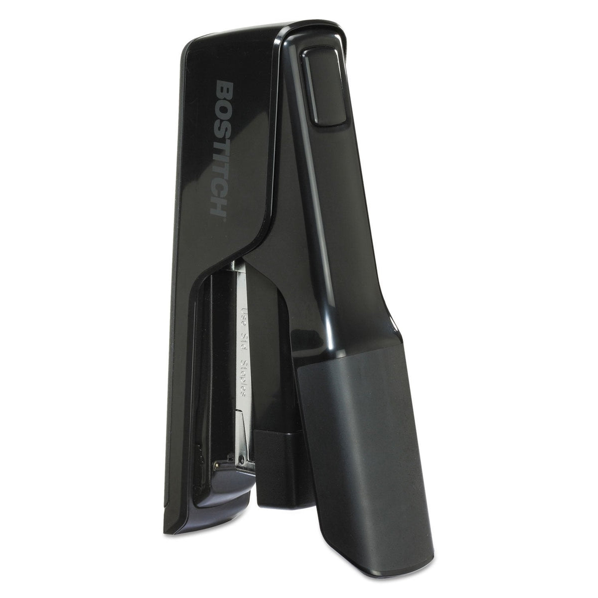 Bostitch Office EZ Squeeze 40 Sheet Flat Clinch Desktop Stapler, Reduced Effort, Black (B9040)