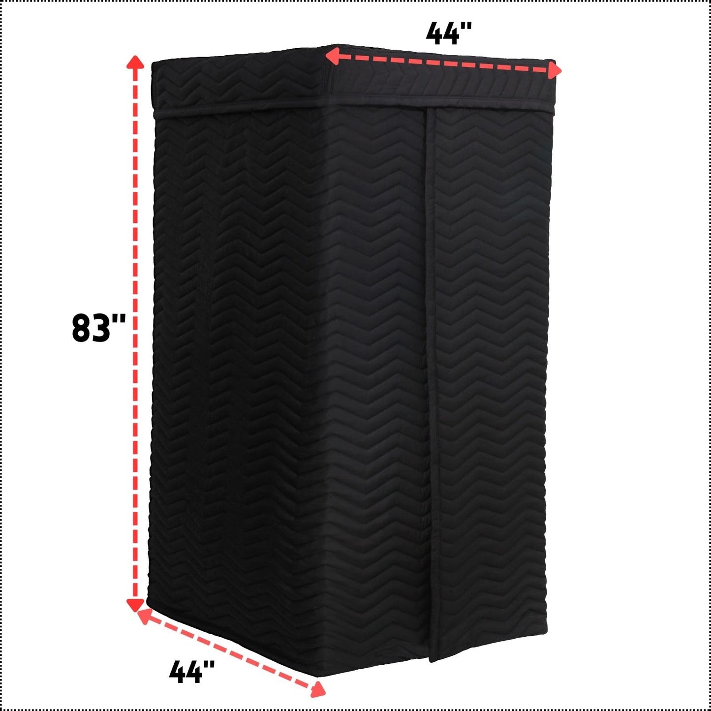VOCTENT Portable Vocal Booth for Home Studio, Echo-Free Recording Booth for Voice Over, Podcast & Singing, 360° Reverb Isolation with Acoustic Blankets for Studio-Grade Sound