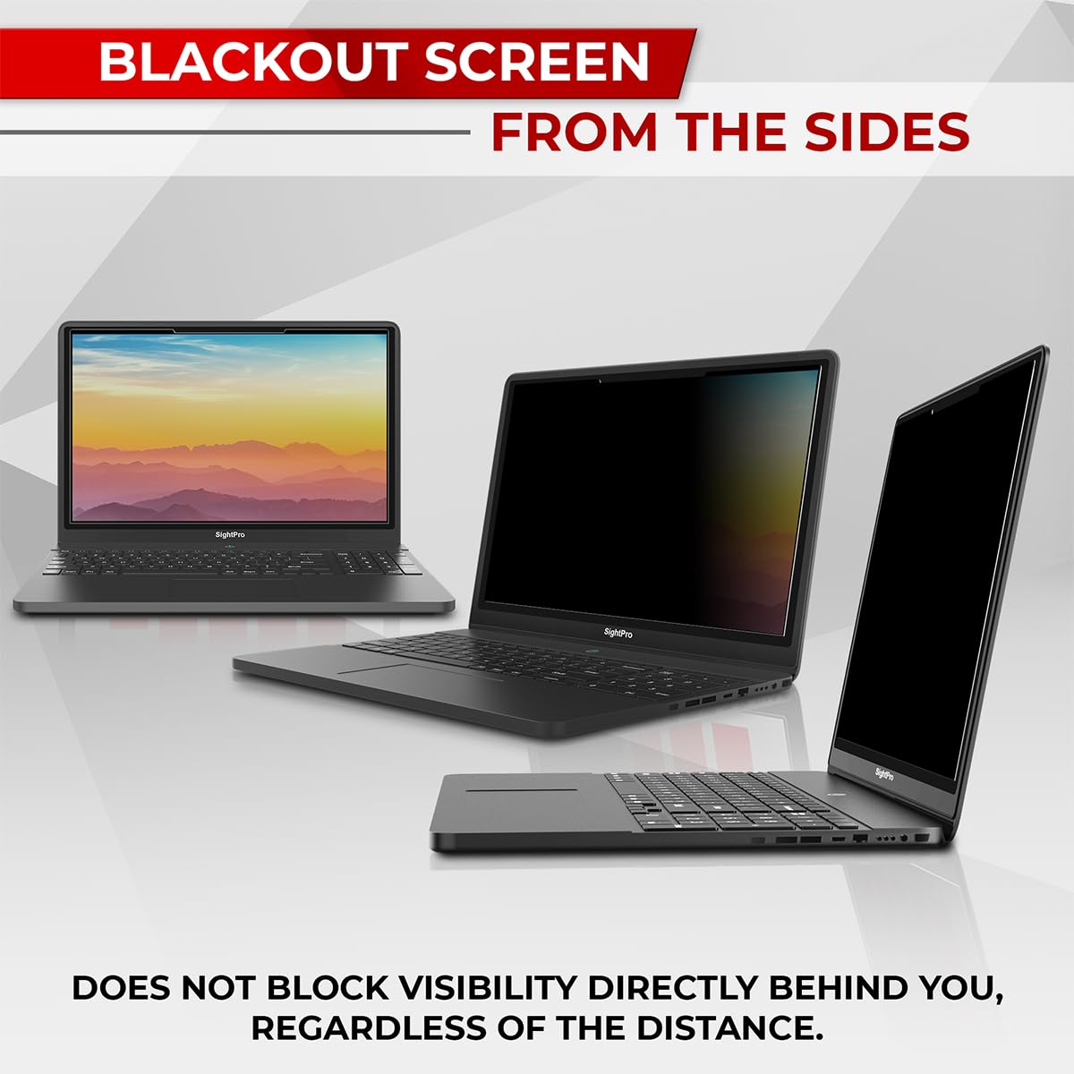 SightPro Magnetic Laptop Privacy Screen 14 Inch 16:9 - Patented Removable Laptop Privacy Filter Shield and Protector
