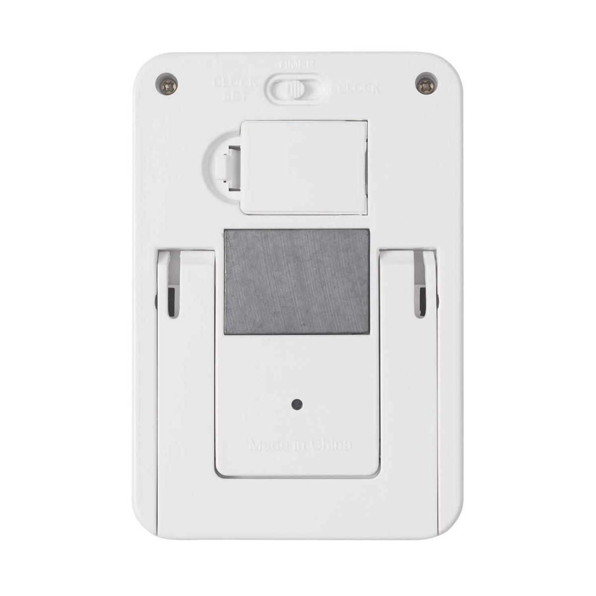 Taylor Dual Event Digital Timer w/Clock, White
