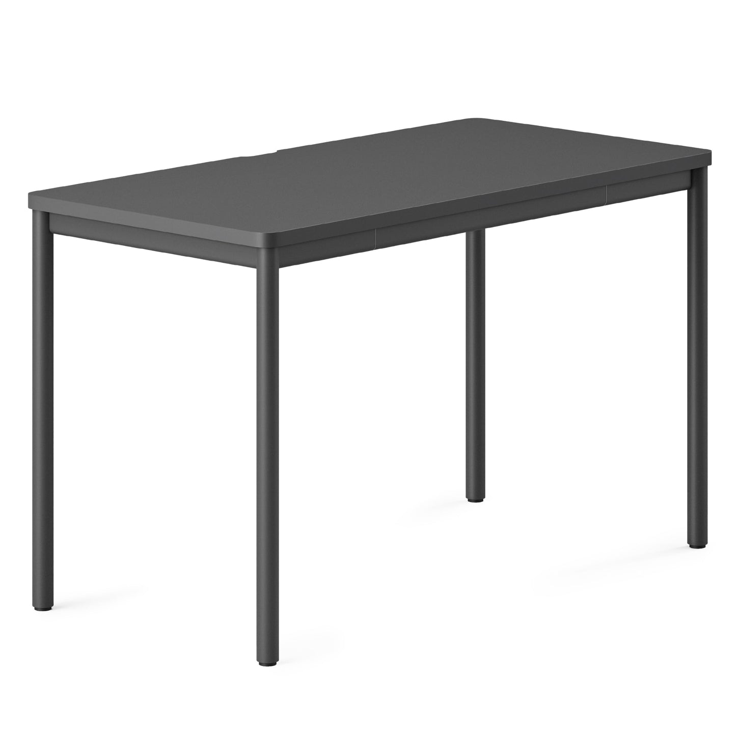 Branch Daily Desk - Functional at Home Office Desk with Effortless Assembly, Timeless Design, Rounded Corners, and Built-in Cable Notch - 36” W x 28.5” H x 24” D - Charcoal Work Table