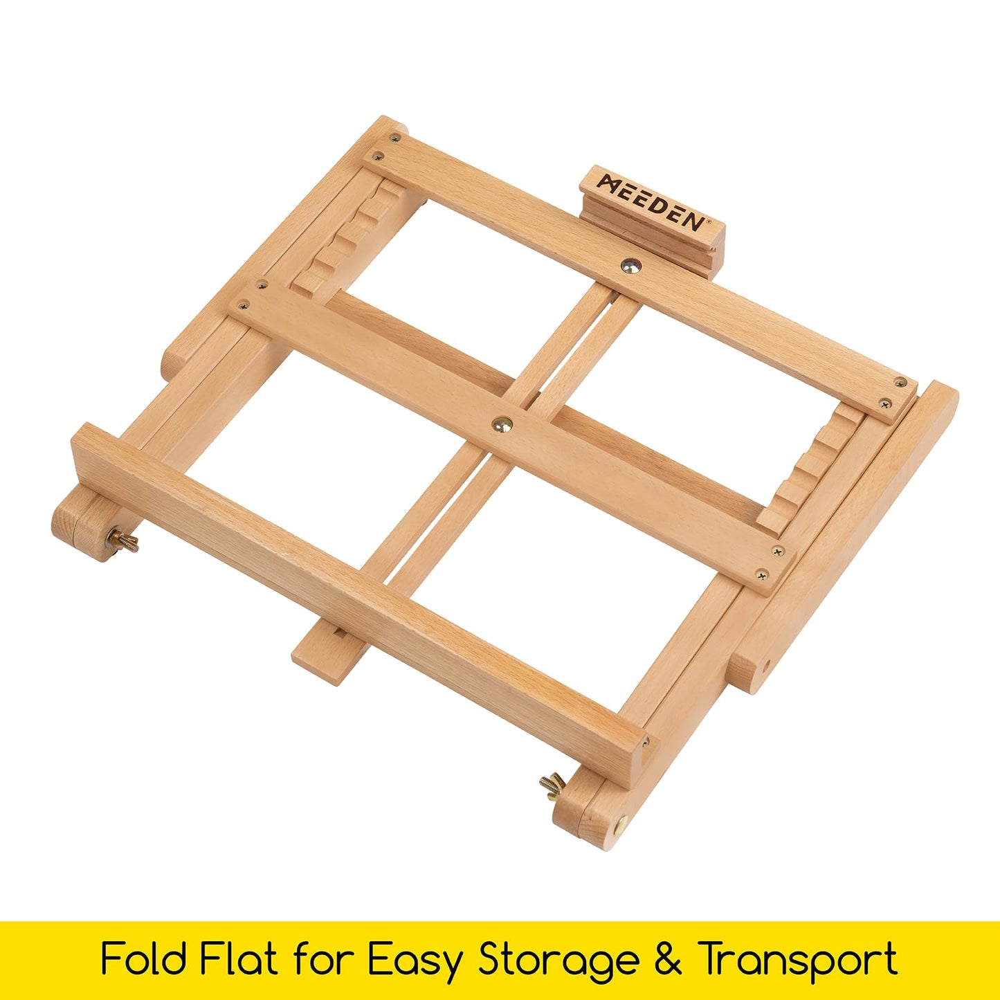 MEEDEN Heavy-Duty H-Frame Tabletop Easel: Adjustable Studio Desktop Easel for Painting- Portable Beechwood Art Easel Stand for Artist - Hold Canvas up to 20" High