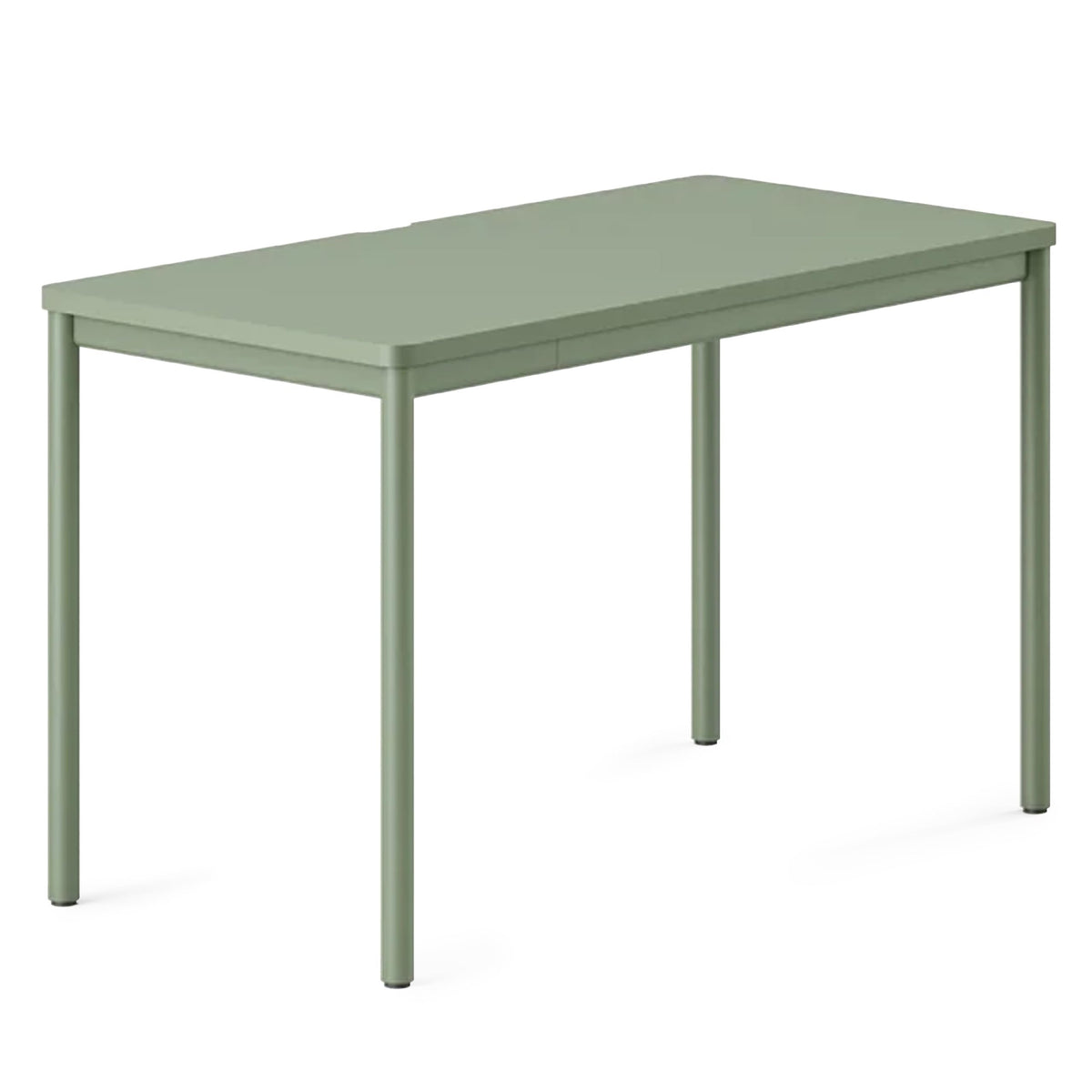 Branch Daily Desk - Functional at Home Office Desk with Effortless Assembly, Timeless Design, Rounded Corners, and Built-in Cable Notch - 48” W x 28.5” H x 24” D - Sage Work Table