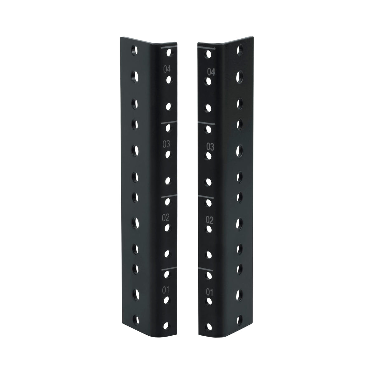 Gator Rackworks Heavy Duty Steel Rack Rail Set, 4U Rack Size (GRW-RACKRAIL-04U)